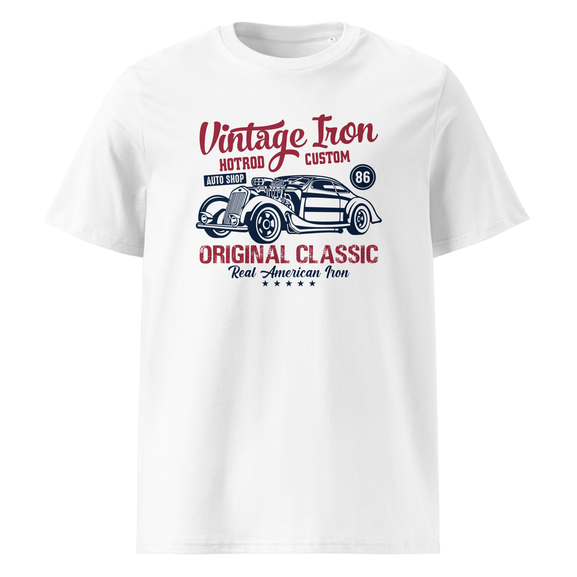 VINTAGE IRON Unisex organic cotton t-shirt