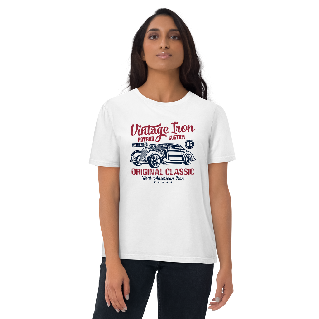 VINTAGE IRON Unisex organic cotton t-shirt
