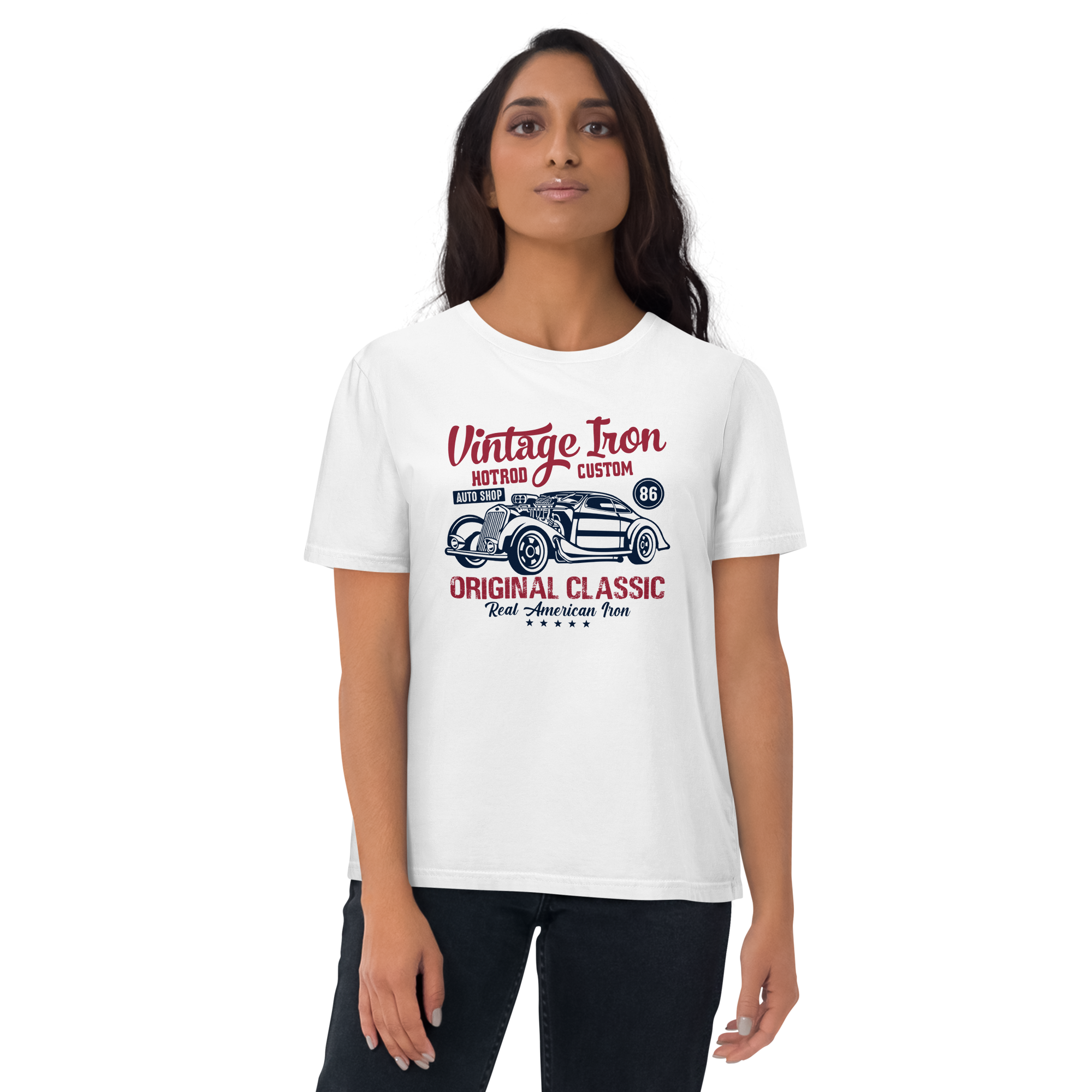 VINTAGE IRON Unisex organic cotton t-shirt