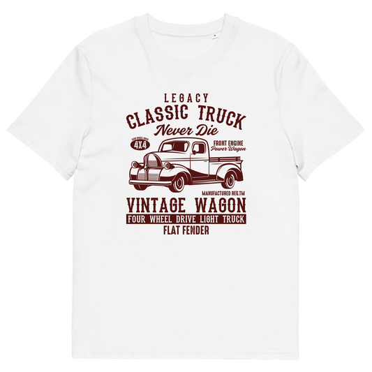 VINTAGE WAGON Unisex organic cotton t-shirt