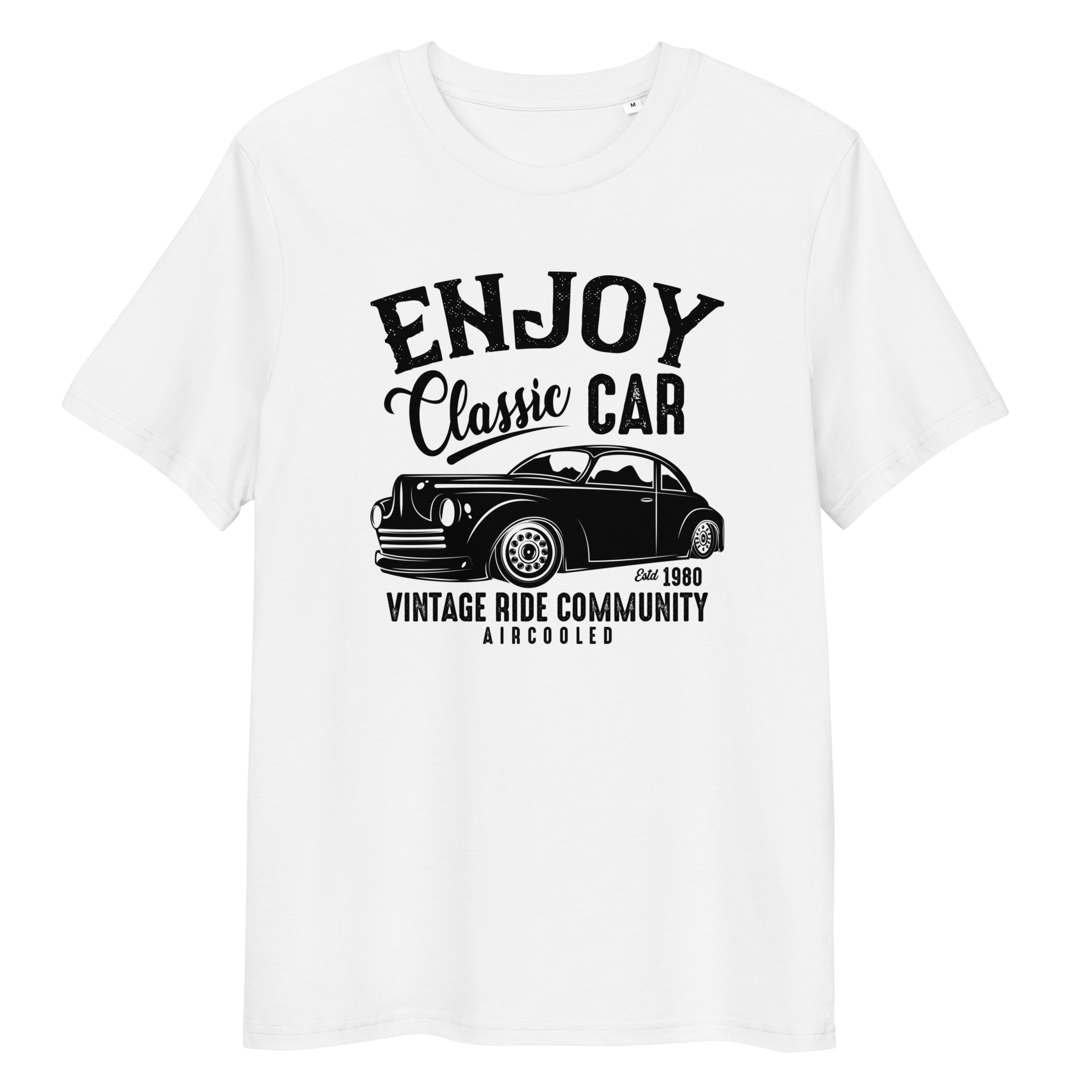 ENJOY CLASSIC CAR Unisex T-Shirt aus Bio-Baumwolle