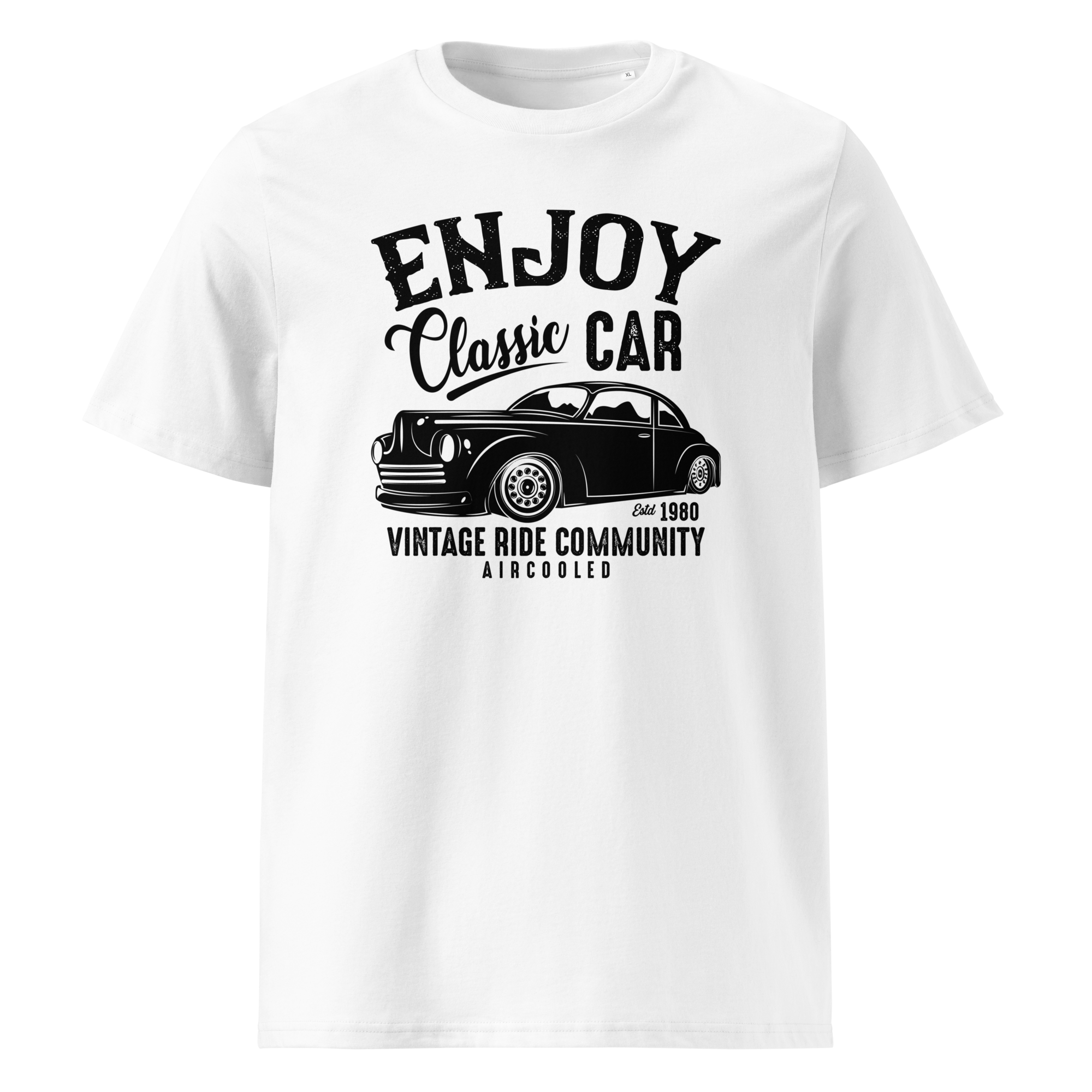 ENJOY CLASSIC CAR Unisex T-Shirt aus Bio-Baumwolle