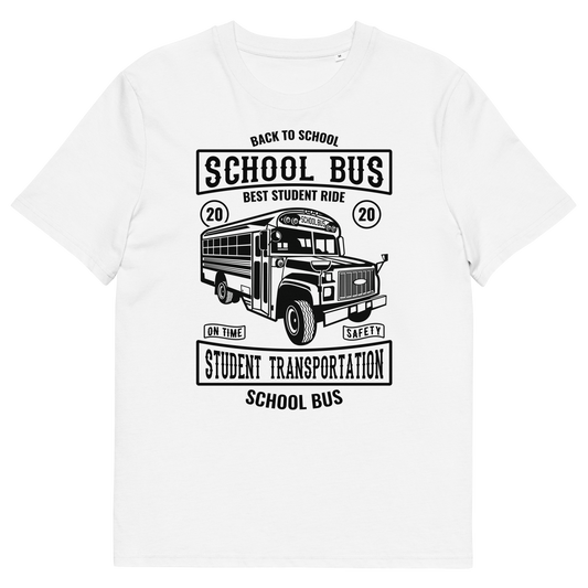 SCHOOL BUS Unisex organic cotton t-shirt