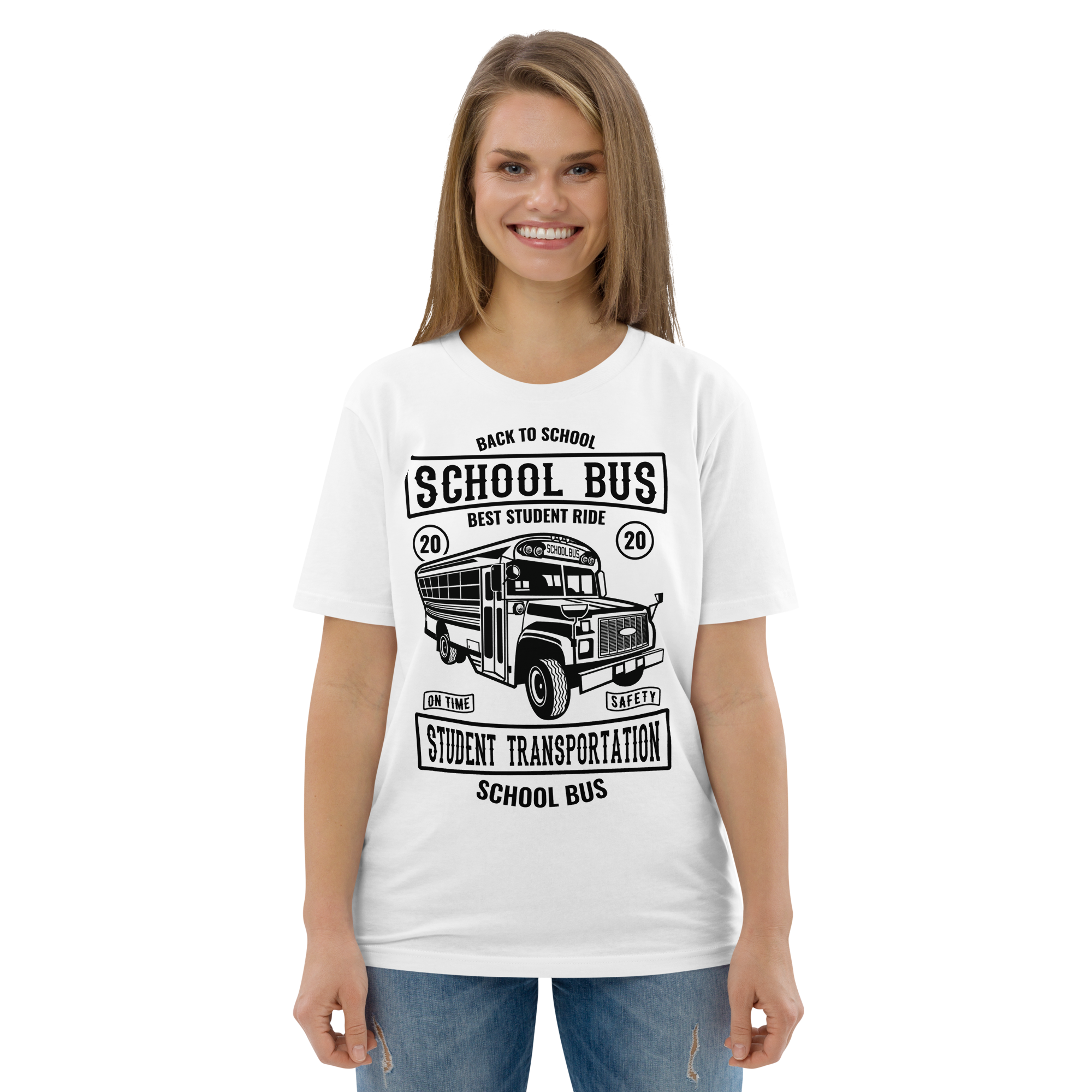 SCHULBUS Unisex T-Shirt aus Bio-Baumwolle