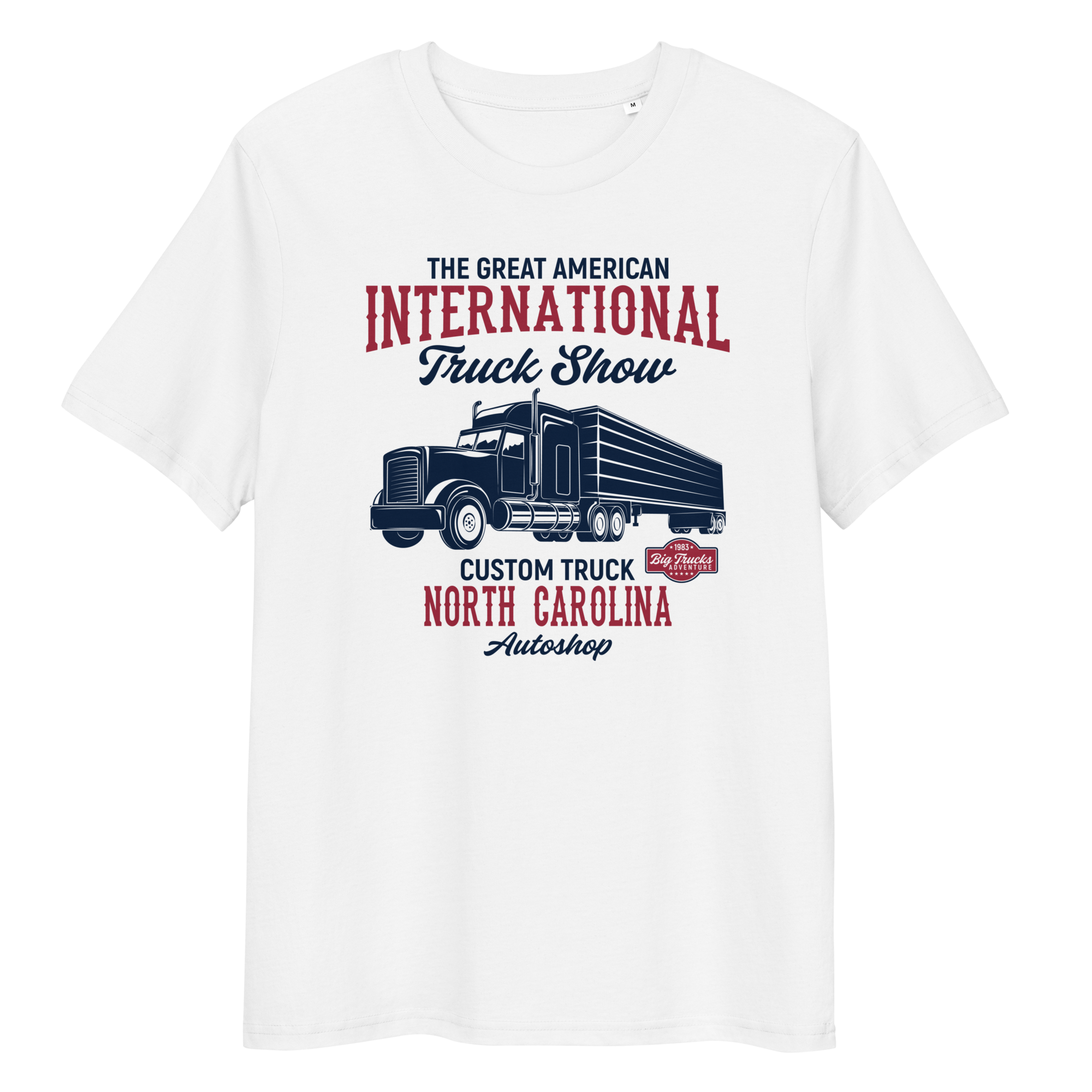 INTERNATIONAL TRUCK SHOW Unisex-T-Shirt aus Bio-Baumwolle