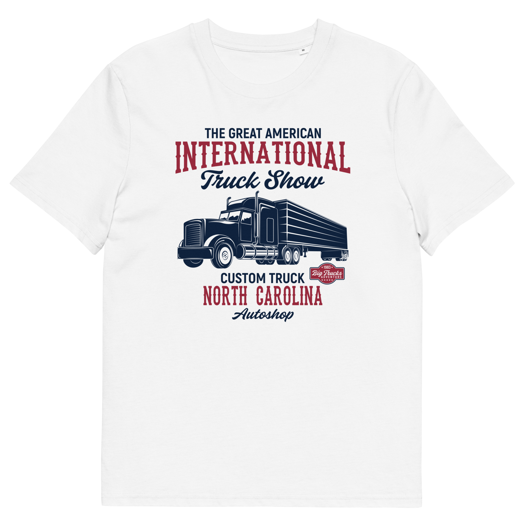 INTERNATIONAL TRUCK SHOW Unisex-T-Shirt aus Bio-Baumwolle