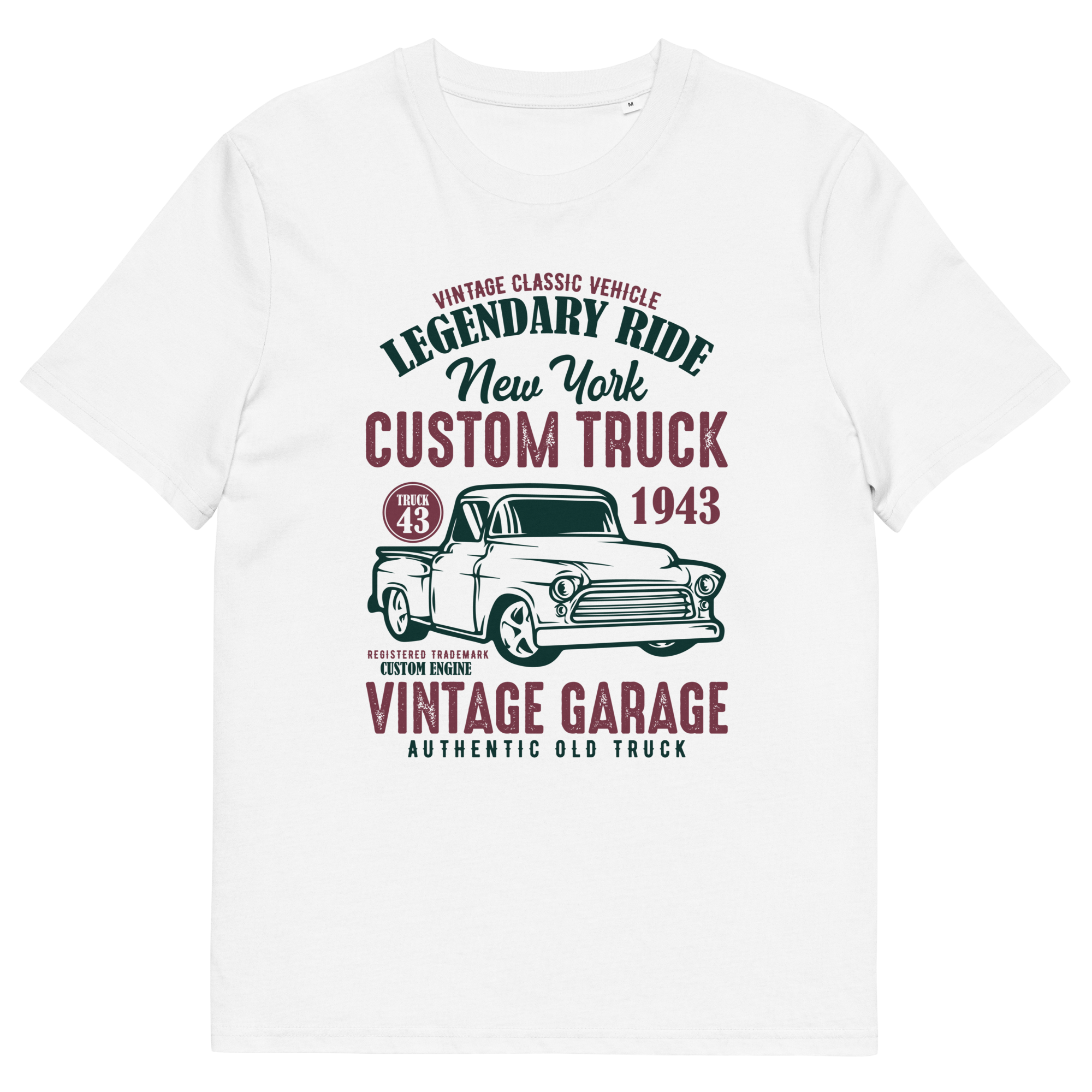 NEW YORK CUSTOM TRUCK Unisex-T-Shirt aus Bio-Baumwolle