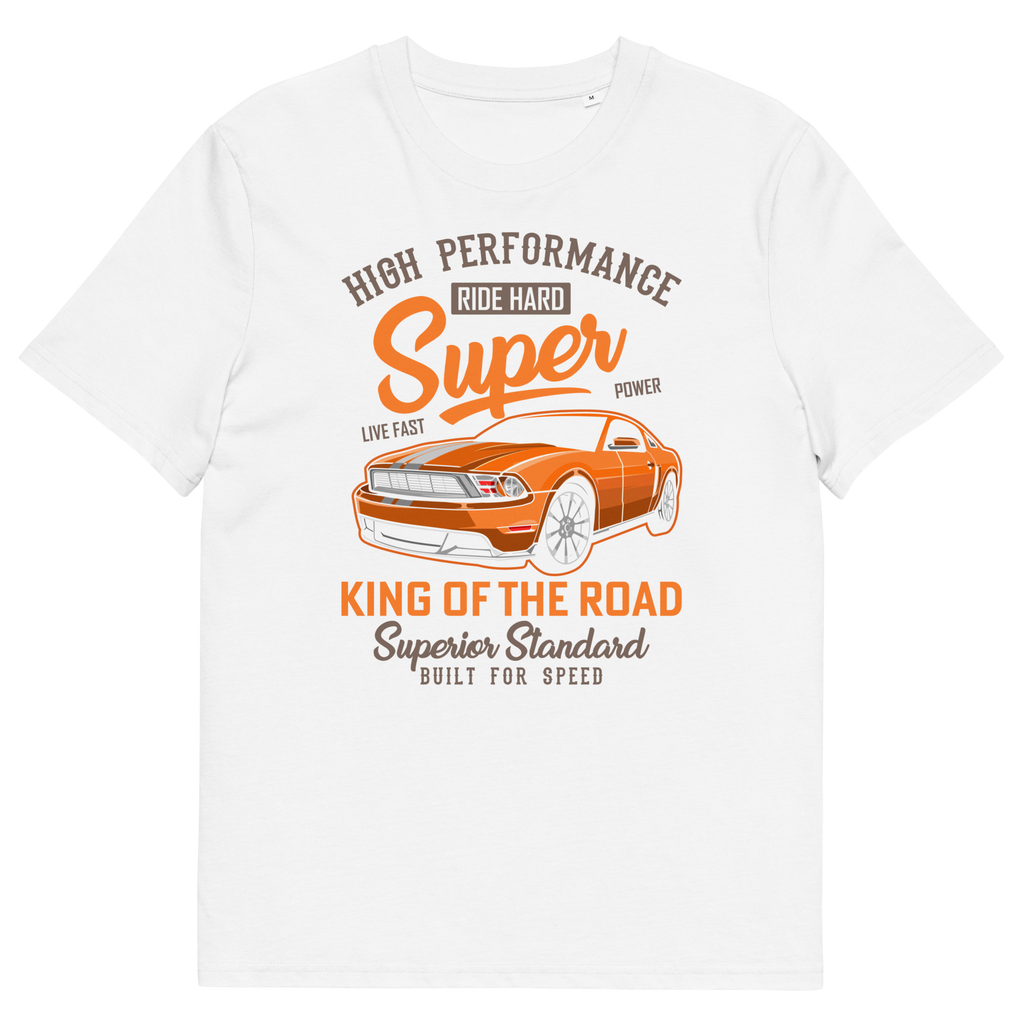 Camiseta unisex de algodón orgánico SUPER POWER