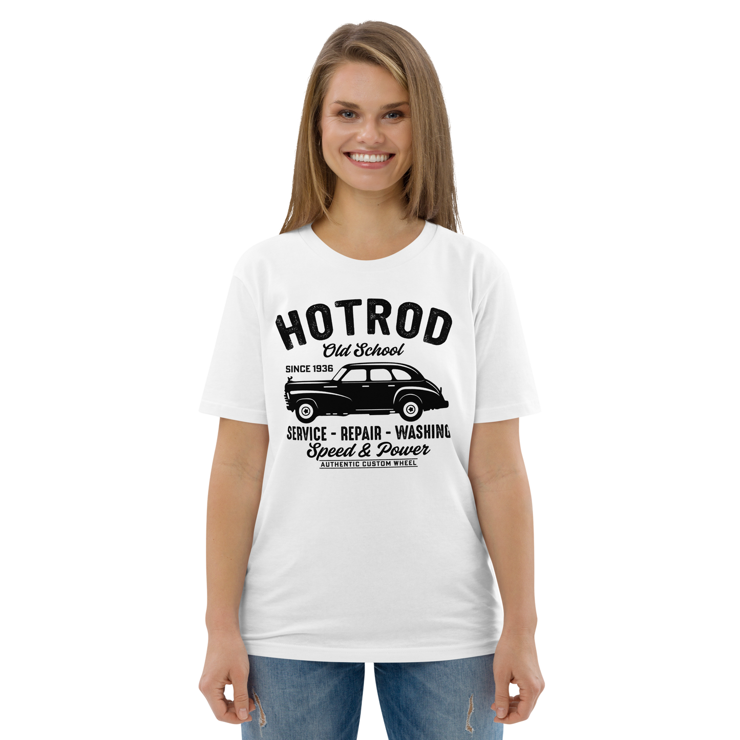 HOTROD OLD SCHOOL Unisex organic cotton t-shirt