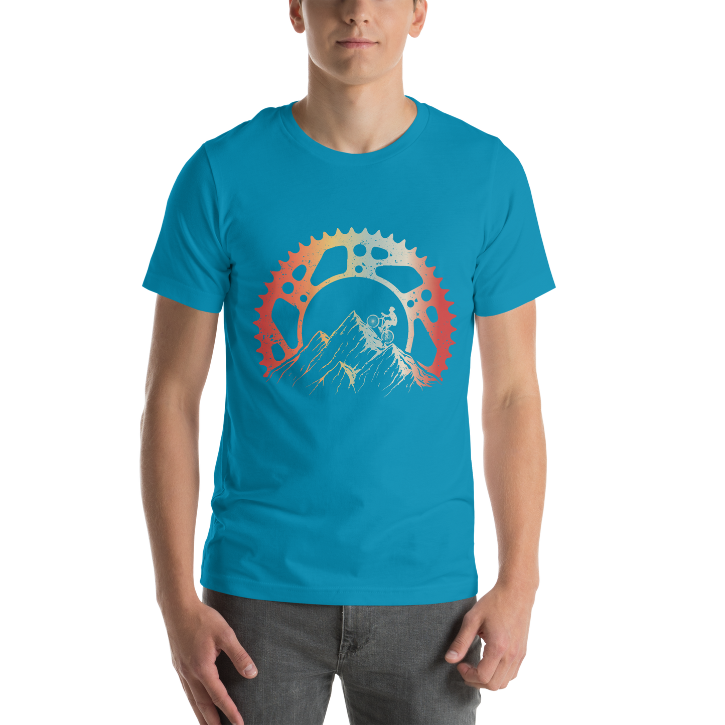 BIKING ADVENTURE unisex cycling t-shirt