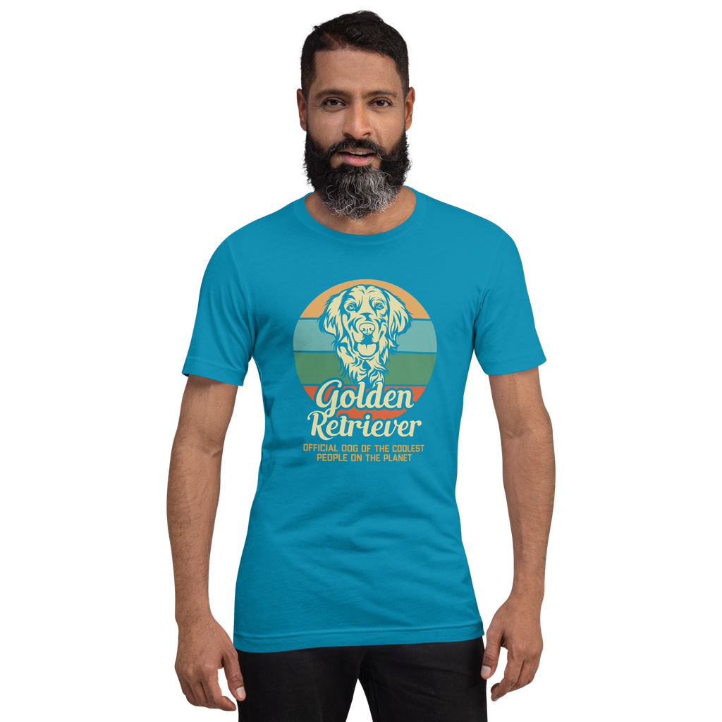 Golden Retriever Glückseligkeit Unisex T-Shirt
