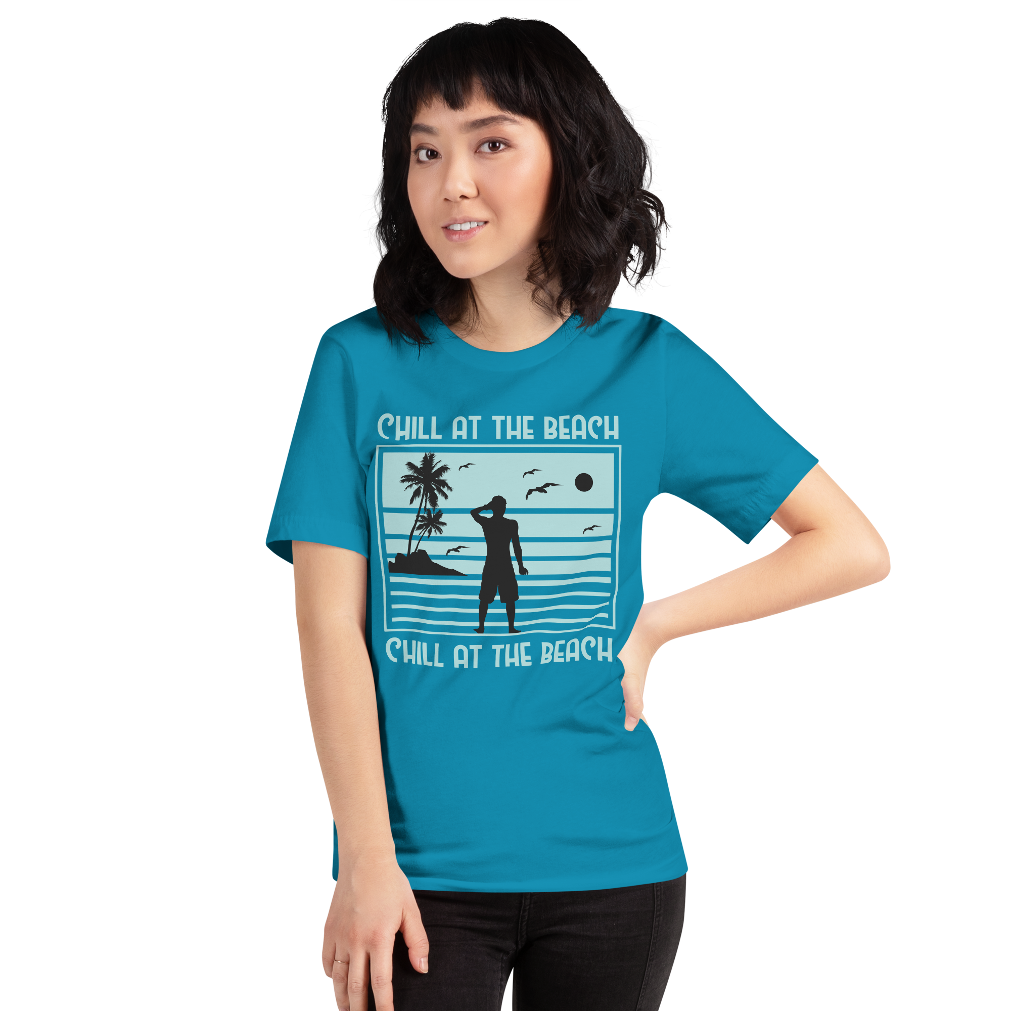 Camiseta unisex CHILL AT THE BEACH