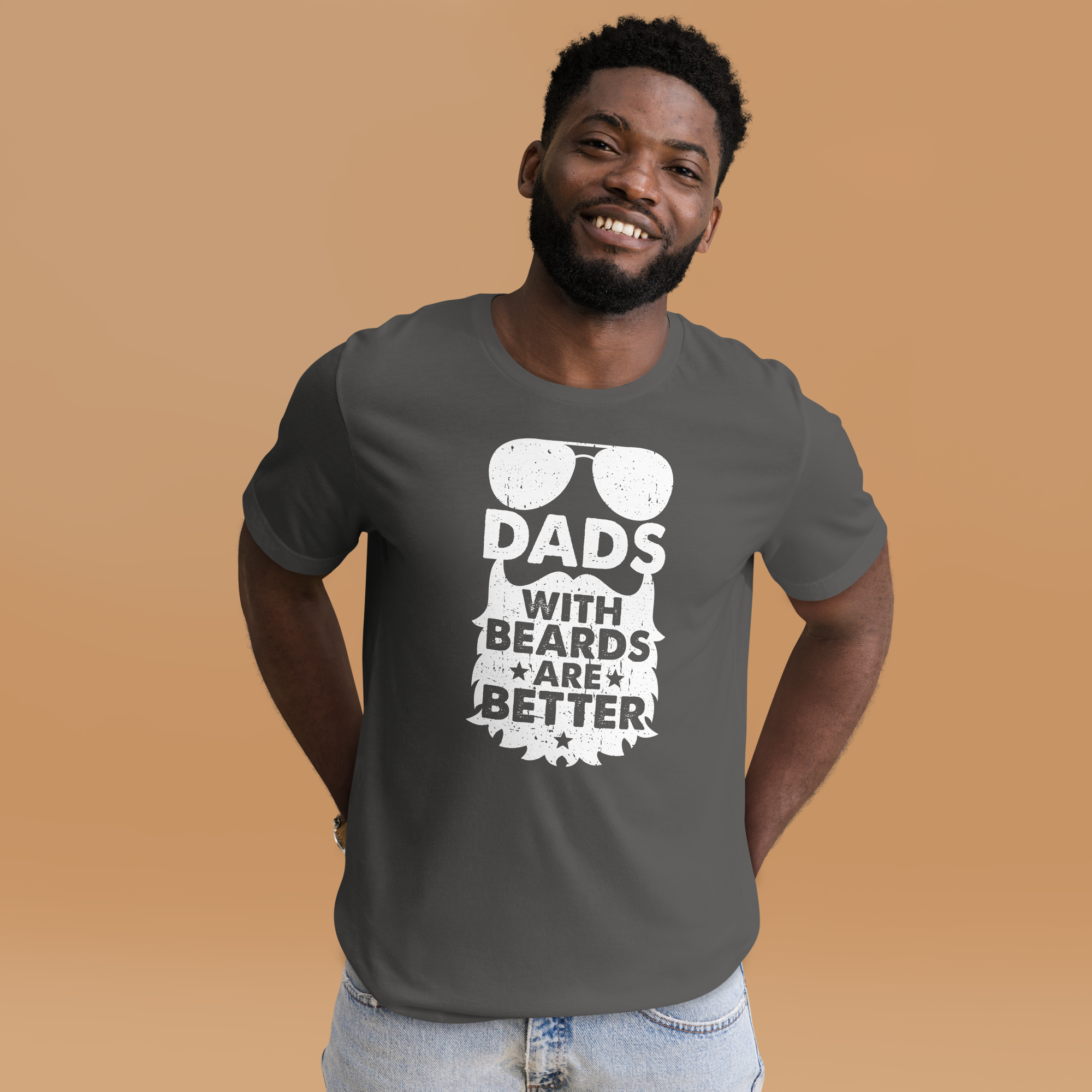 DADS WITH BEARDS men's t-shirt