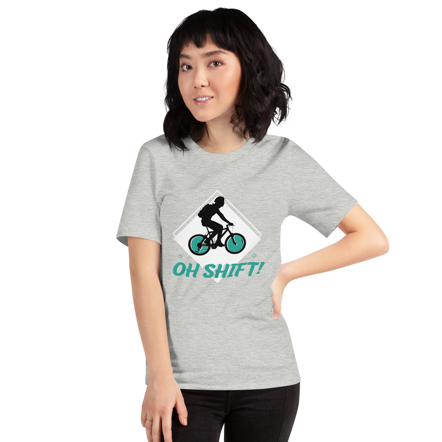 OH SHIFT unisex cycling t-shirt