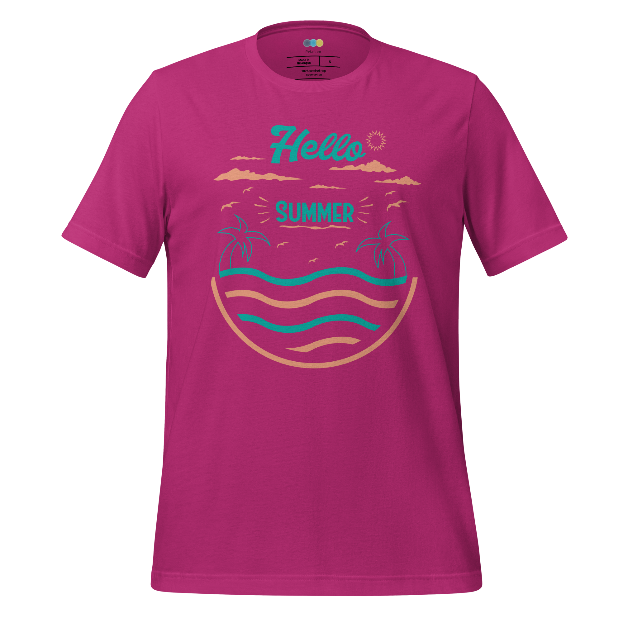 Camiseta unisex serie verano HOLA VERANO