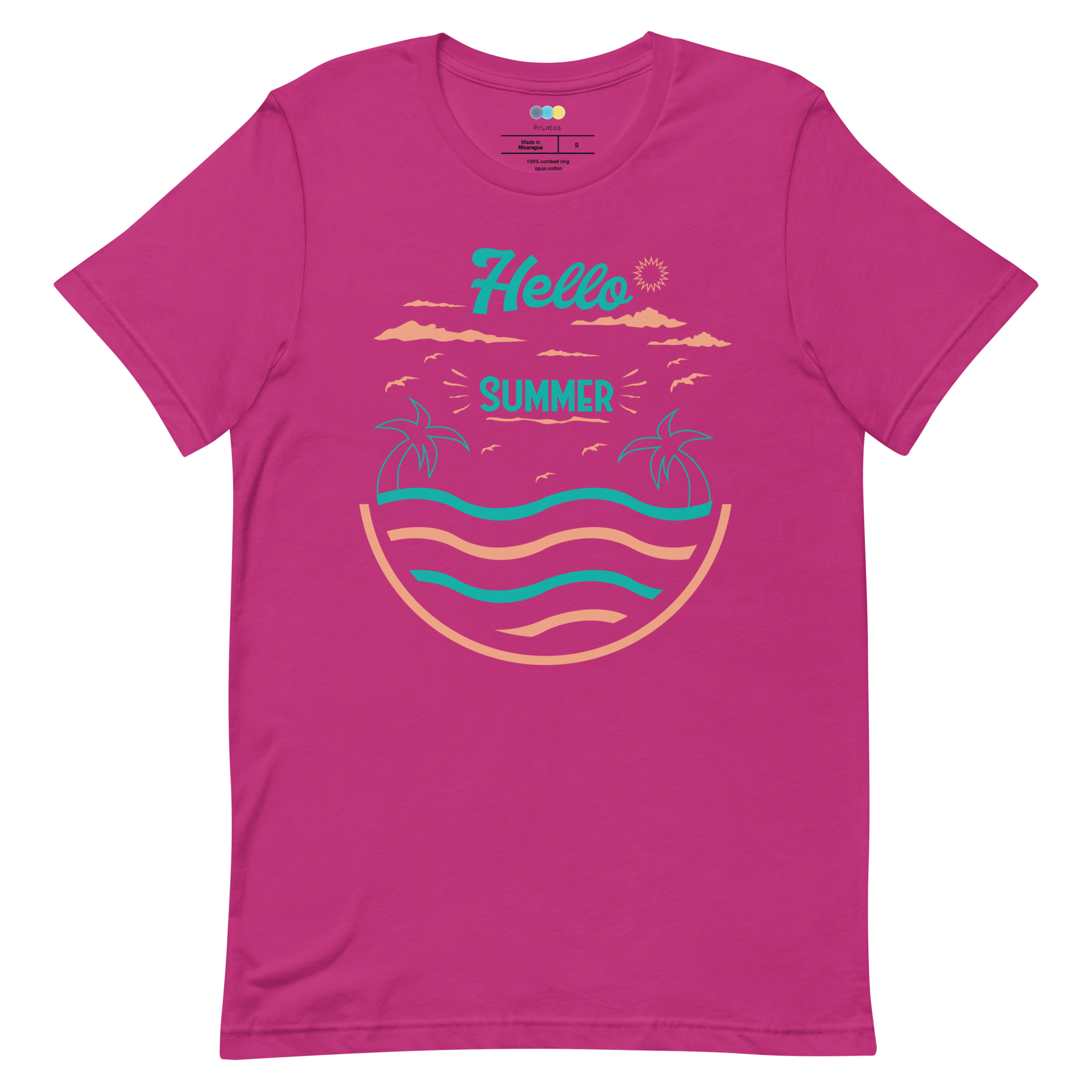 Camiseta unisex serie verano HOLA VERANO