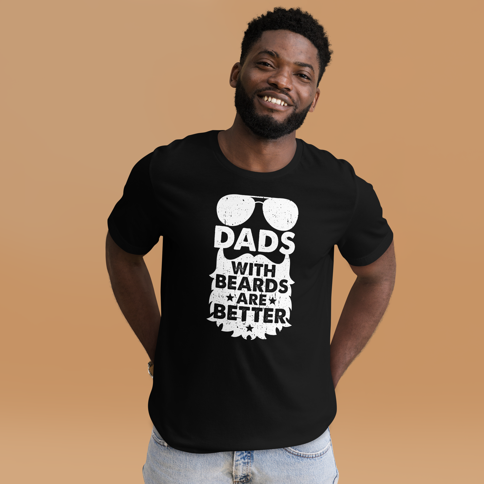 DADS WITH BEARDS men's t-shirt