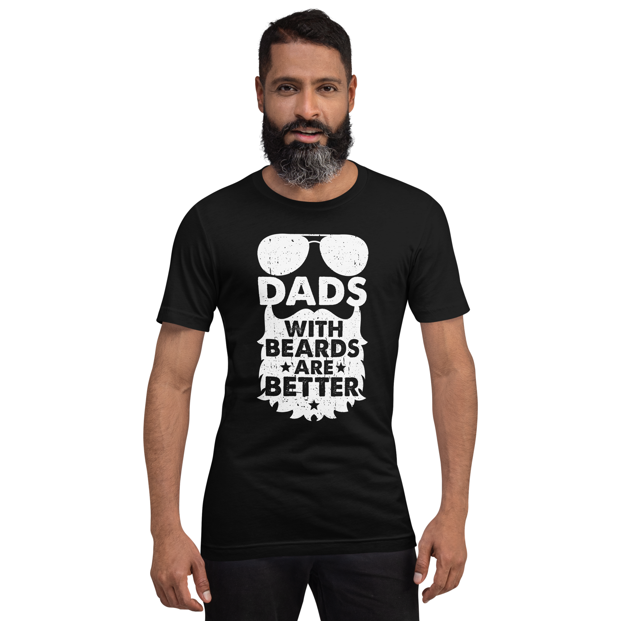 DADS WITH BEARDS men's t-shirt