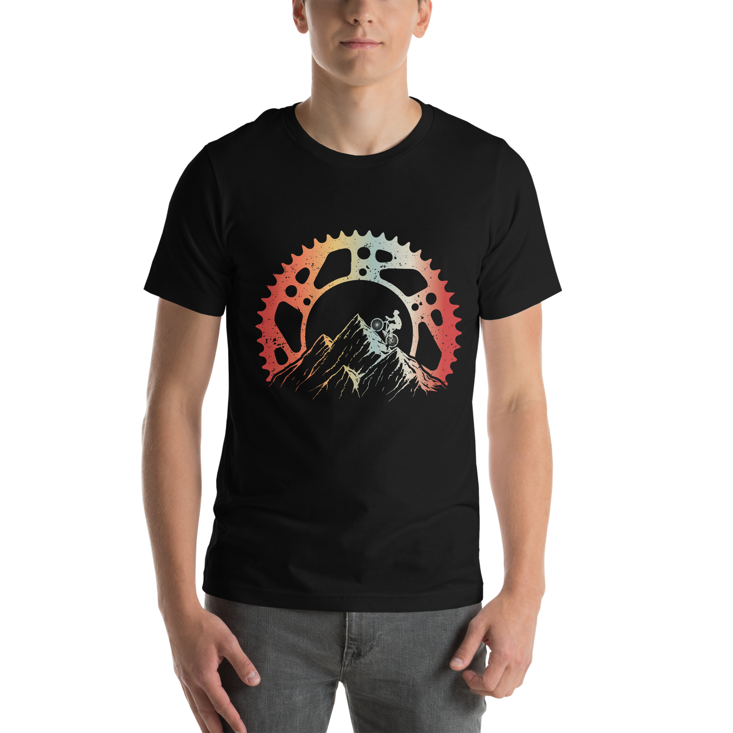 BIKING ADVENTURE unisex cycling t-shirt