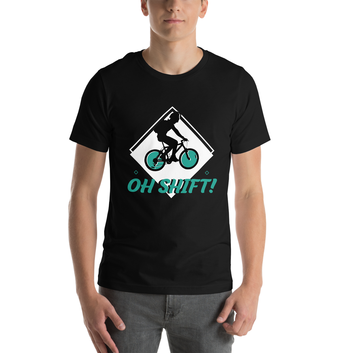 OH SHIFT unisex cycling t-shirt