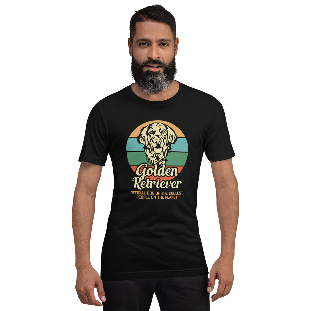 Golden Retriever Glückseligkeit Unisex T-Shirt