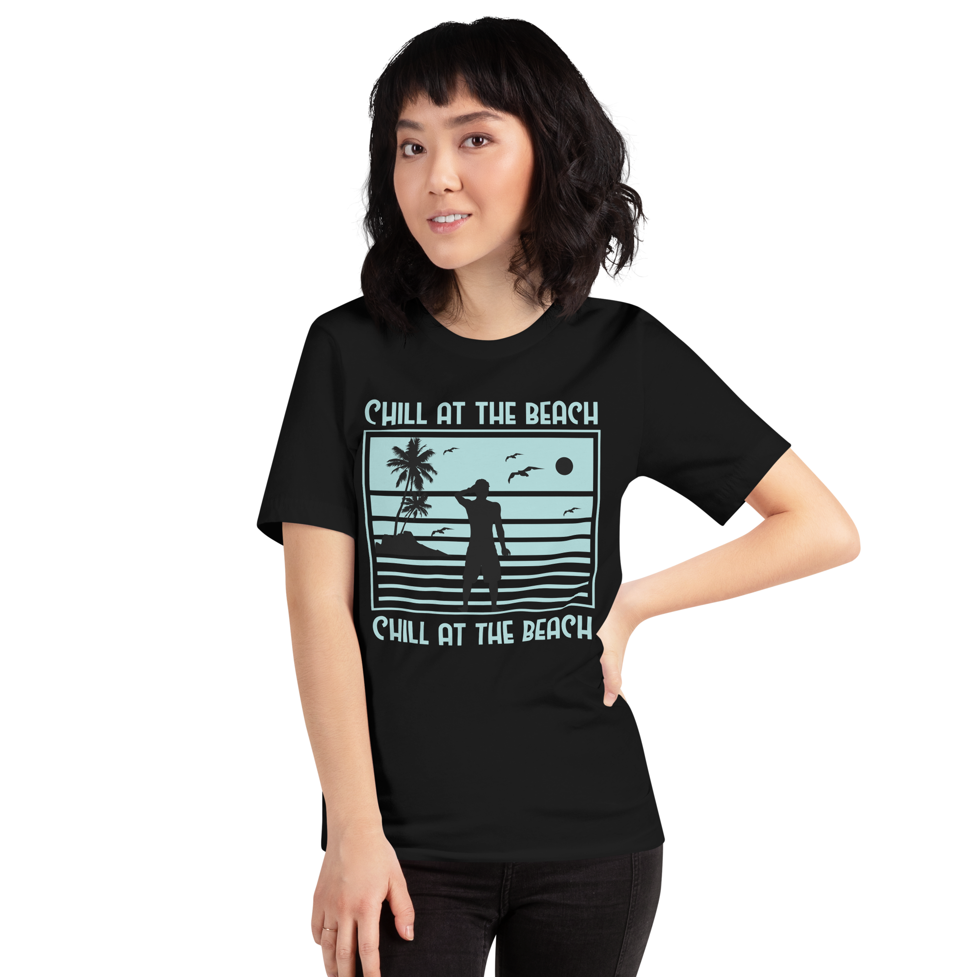 Camiseta unisex CHILL AT THE BEACH