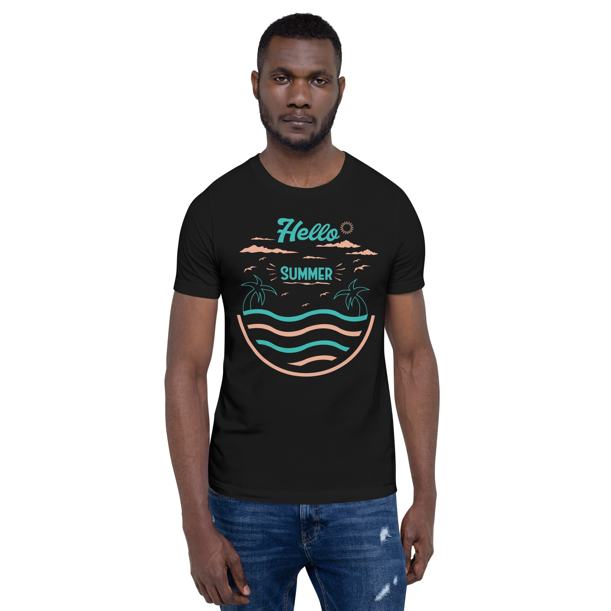Camiseta unisex serie verano HOLA VERANO