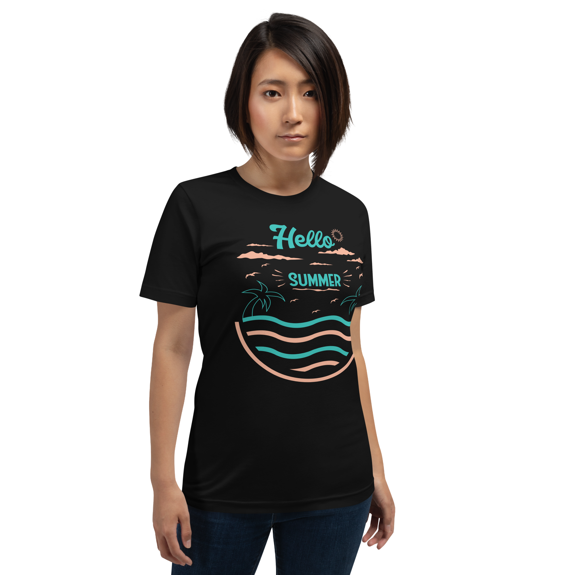 Camiseta unisex serie verano HOLA VERANO