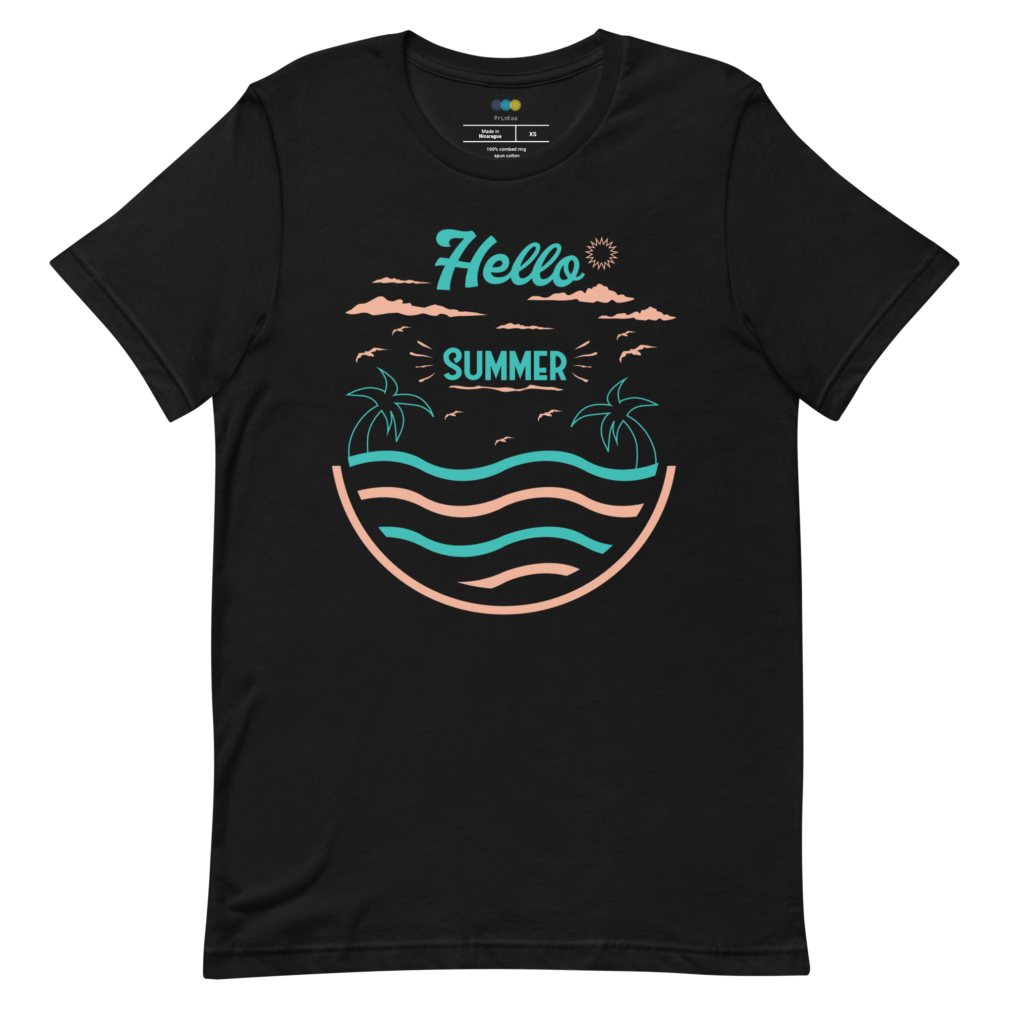 Camiseta unisex serie verano HOLA VERANO