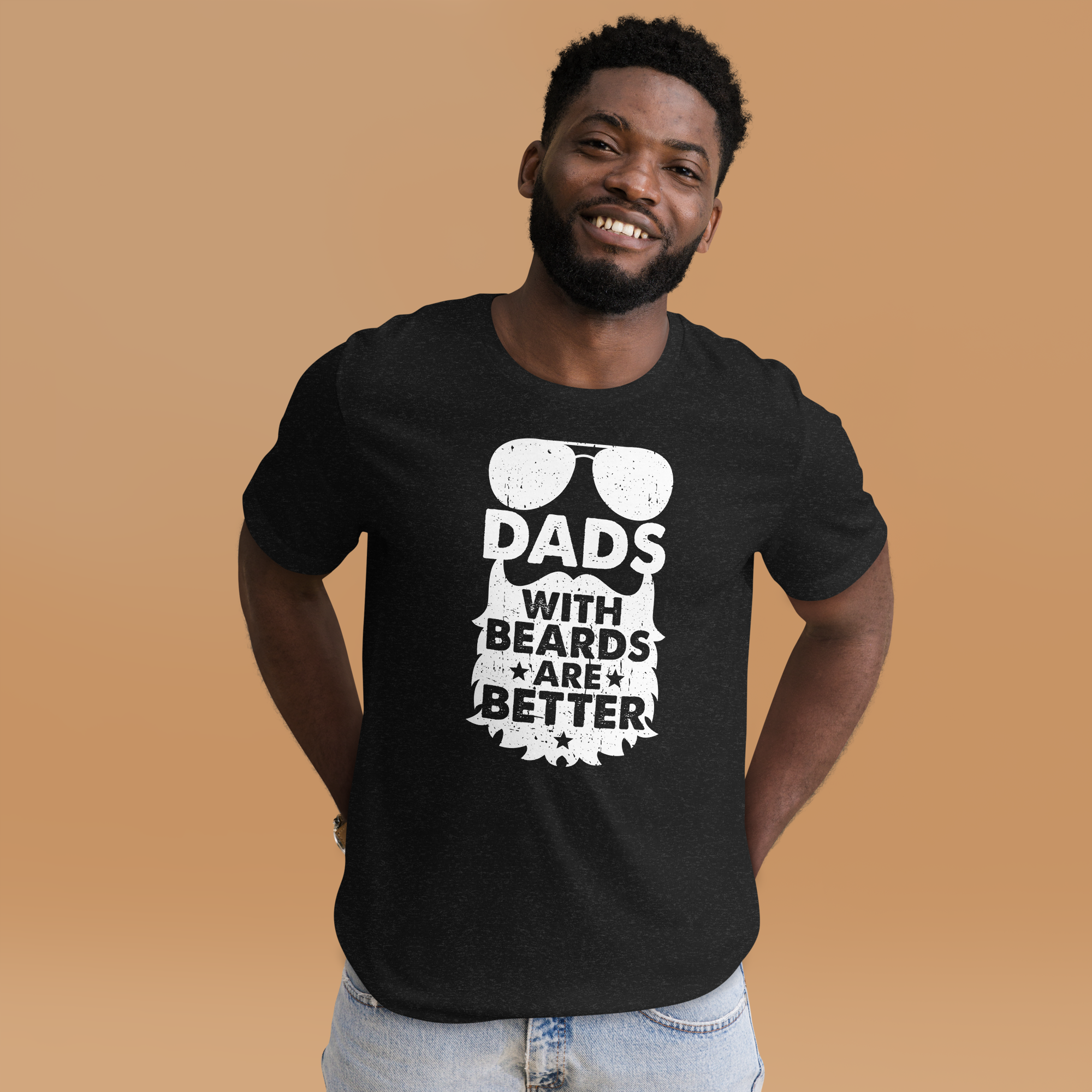 DADS WITH BEARDS men's t-shirt