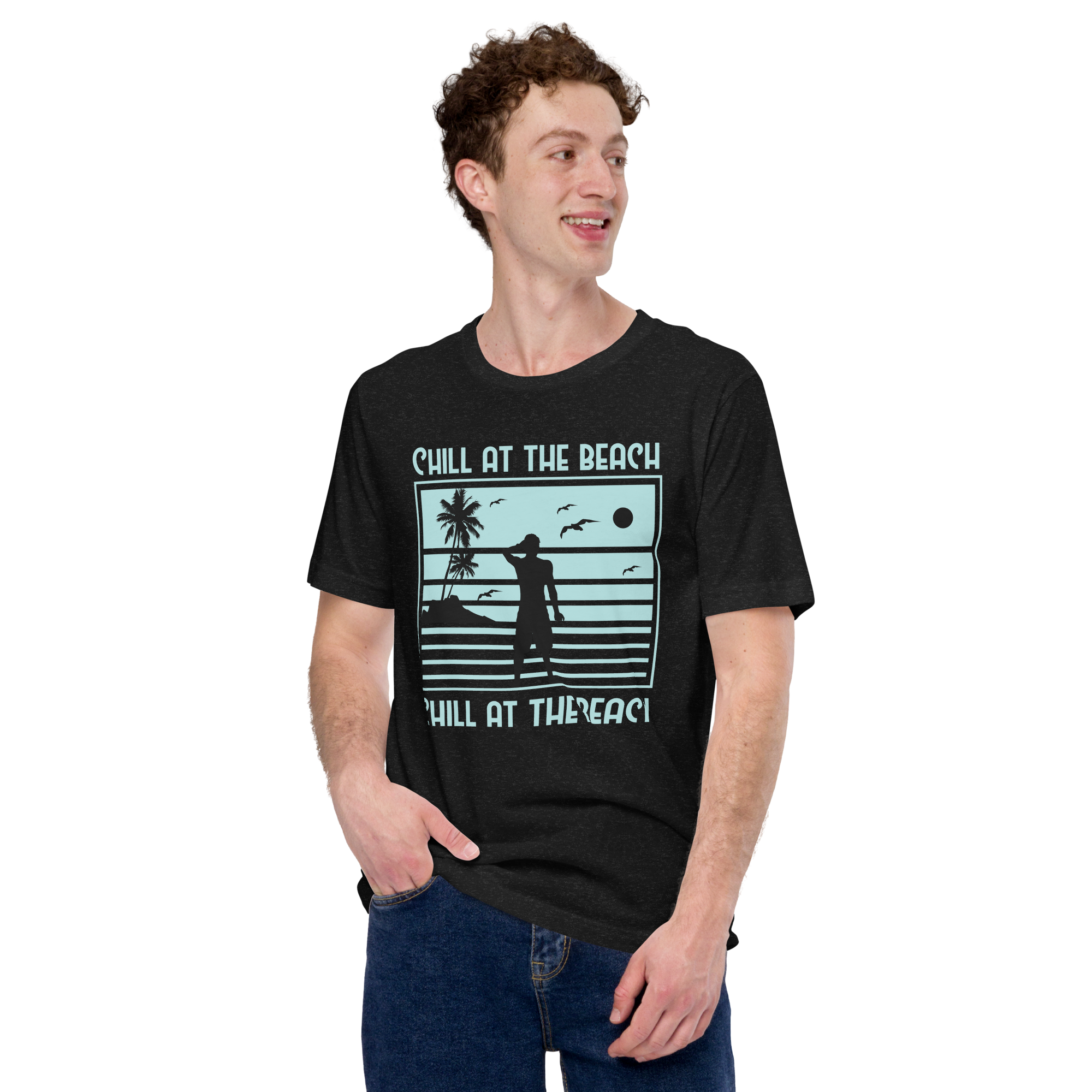 Camiseta unisex CHILL AT THE BEACH