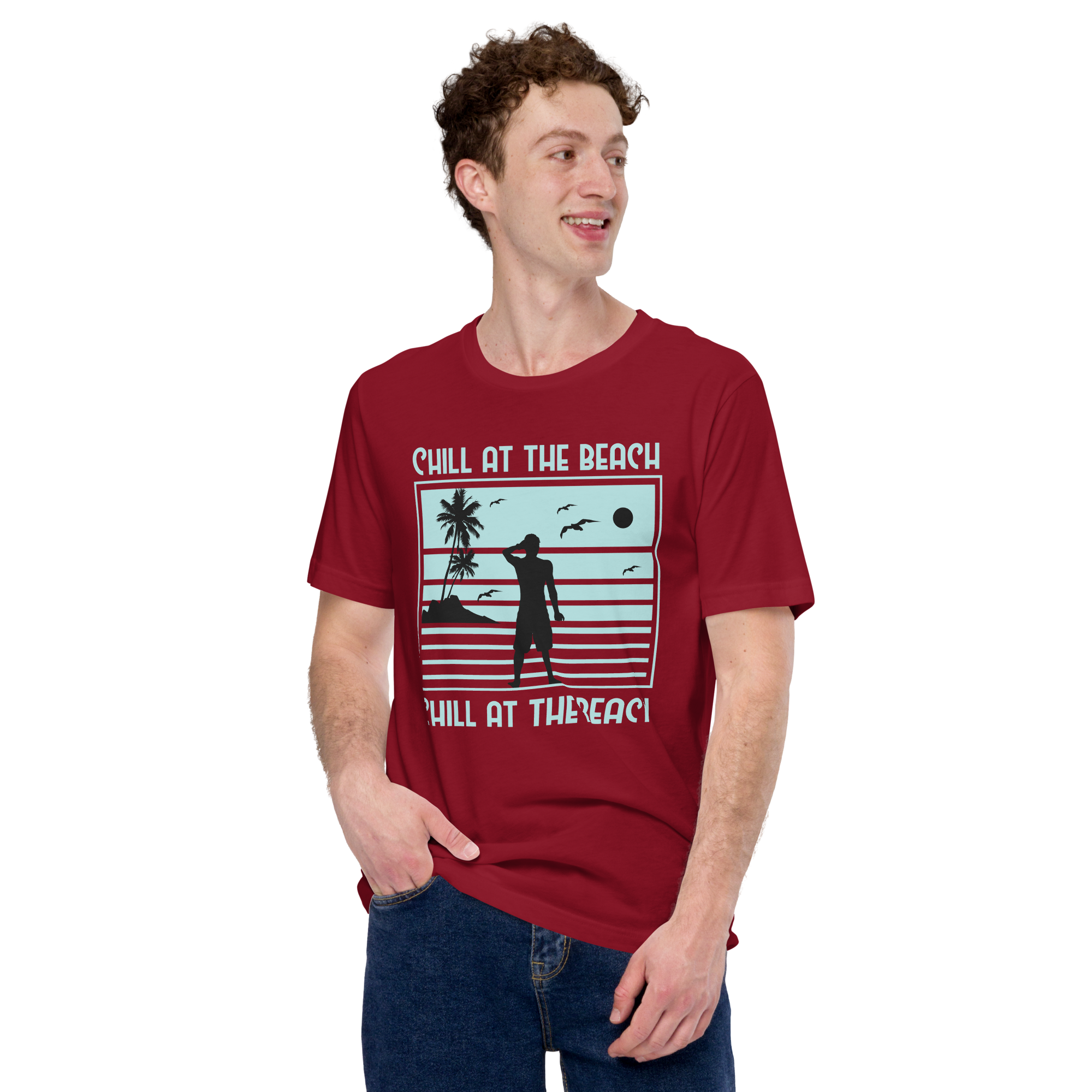 Camiseta unisex CHILL AT THE BEACH