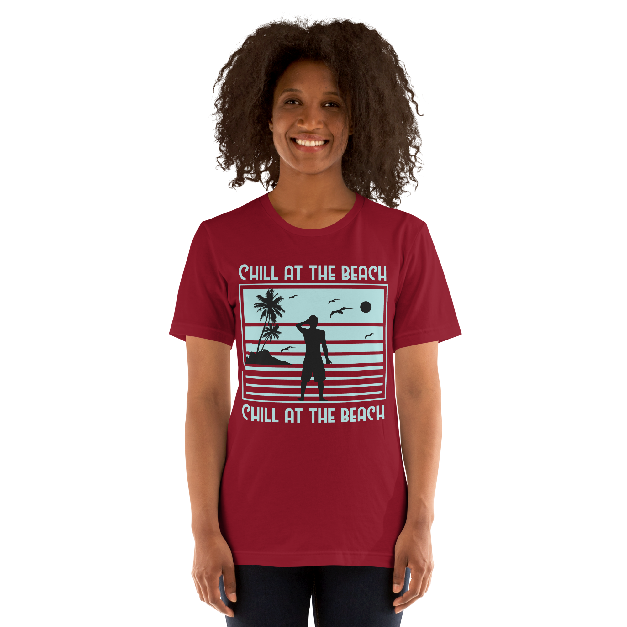 Camiseta unisex CHILL AT THE BEACH