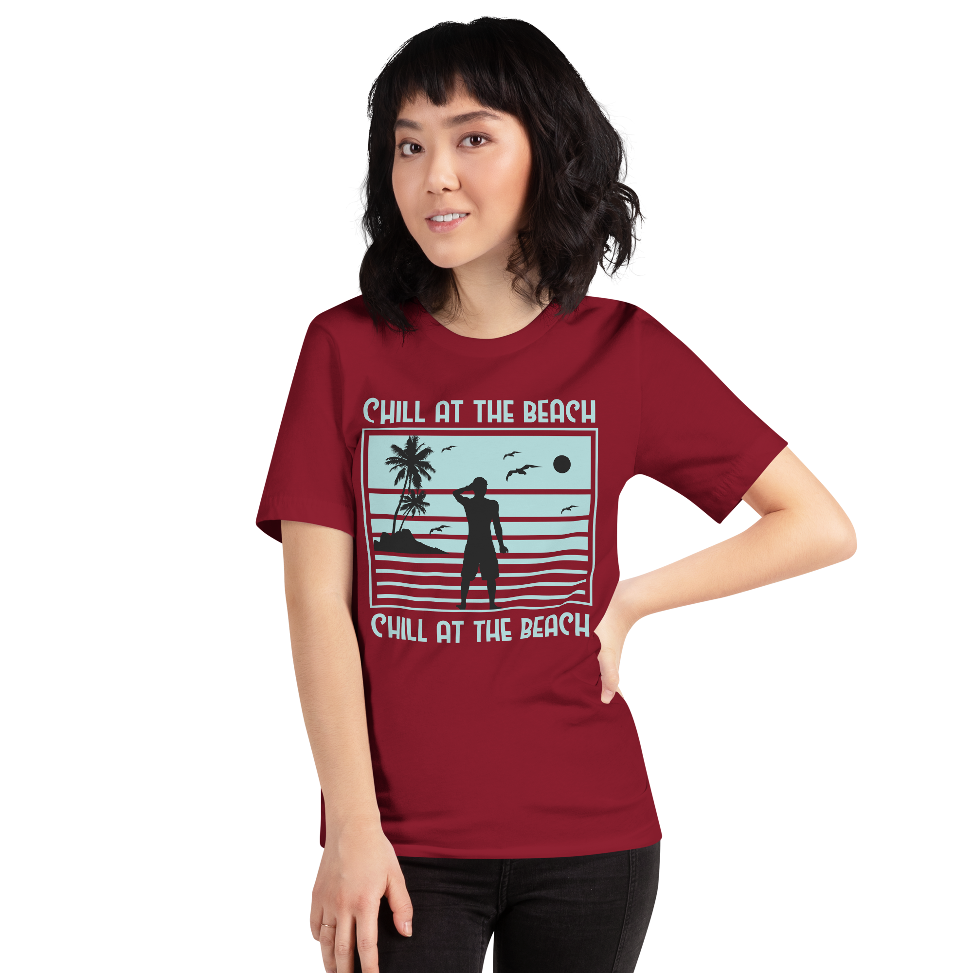 Camiseta unisex CHILL AT THE BEACH