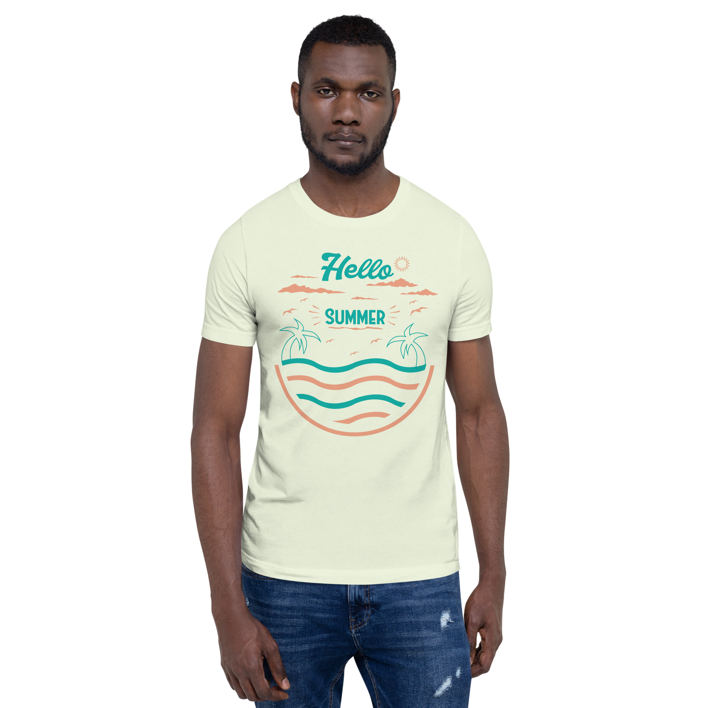 HELLO SUMMER  Summer series unisex t-shirt