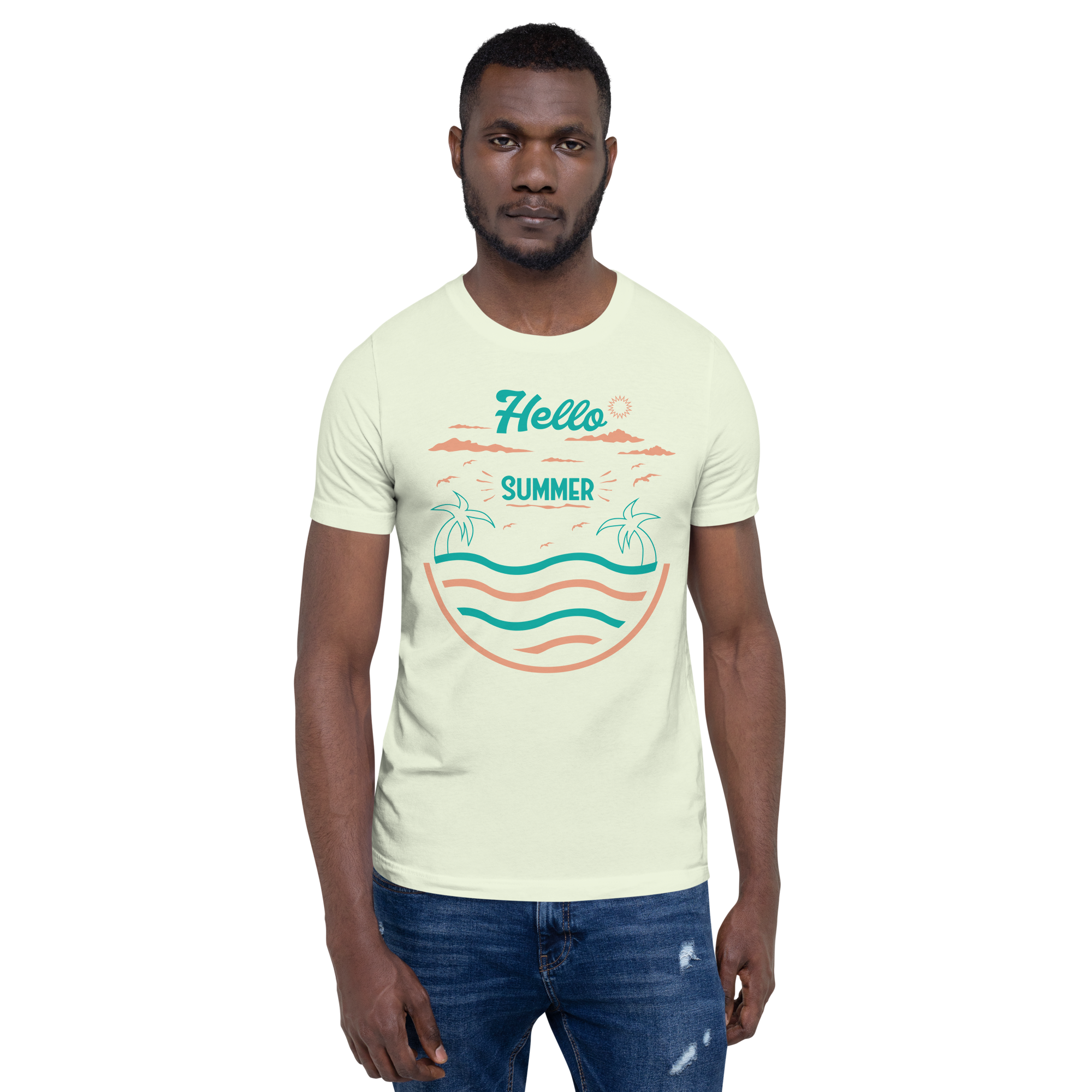 Camiseta unisex serie verano HOLA VERANO