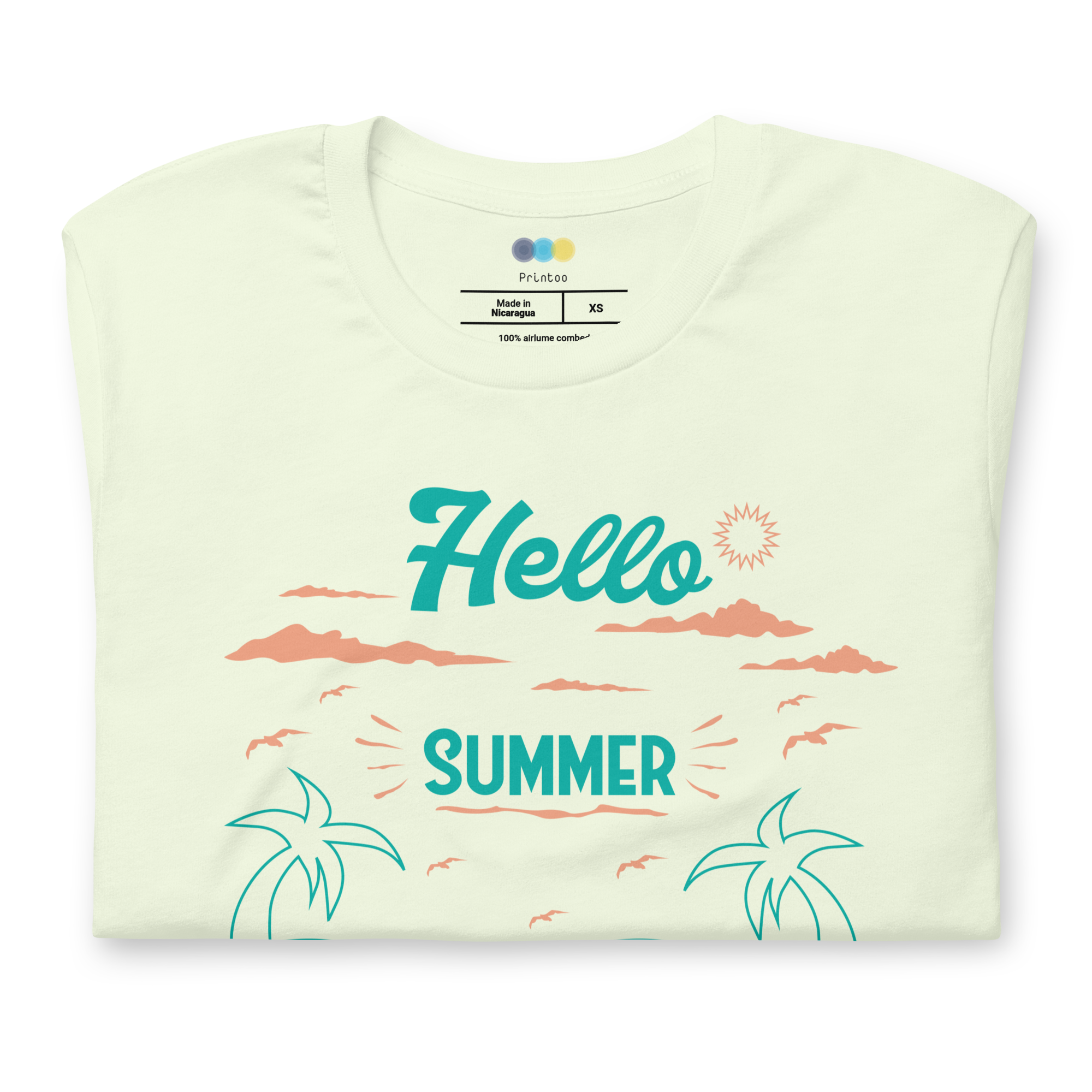 Camiseta unisex serie verano HOLA VERANO