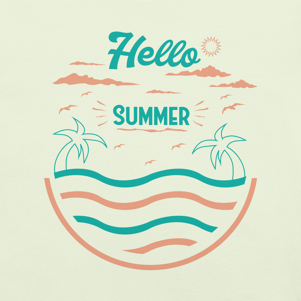 HELLO SUMMER  unisex t-shirt