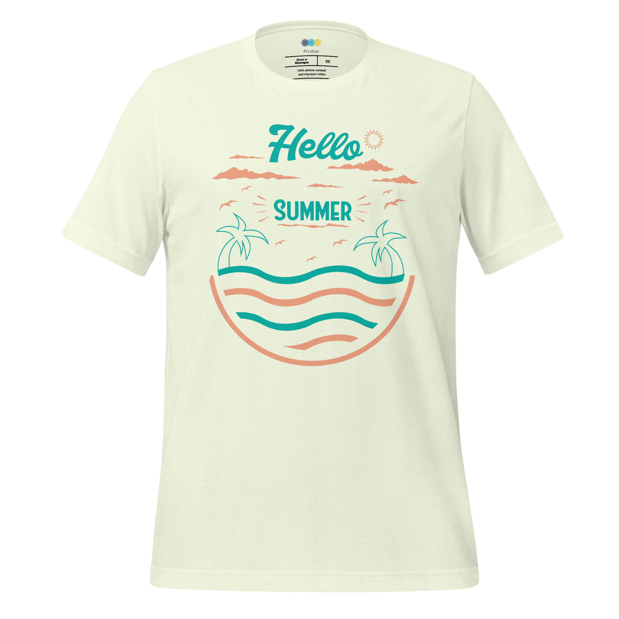 Camiseta unisex serie verano HOLA VERANO