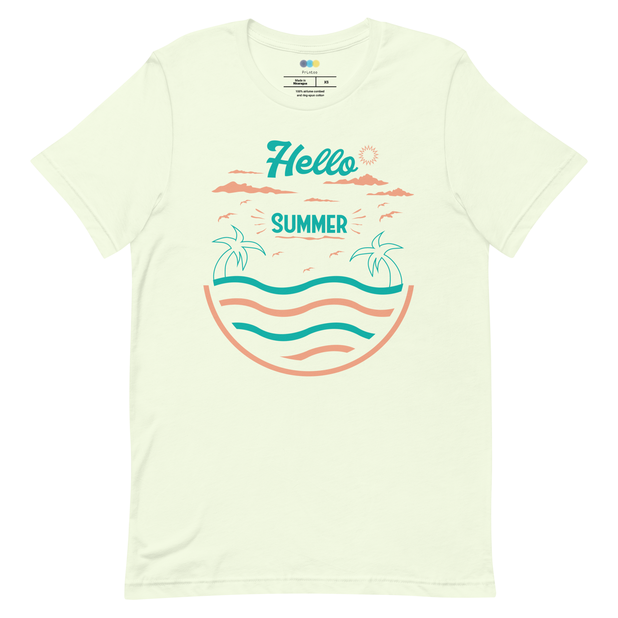 Camiseta unisex serie verano HOLA VERANO