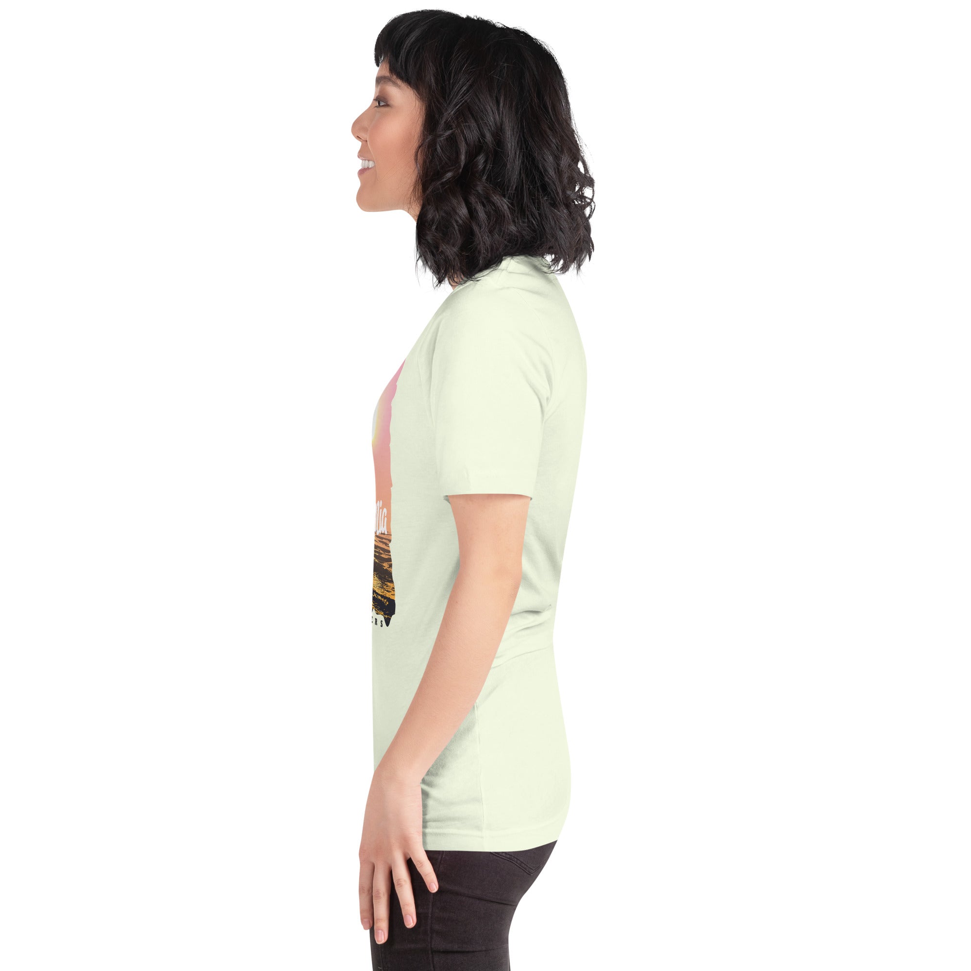 Camiseta unisex de la serie de verano SURF CALIFORNIA