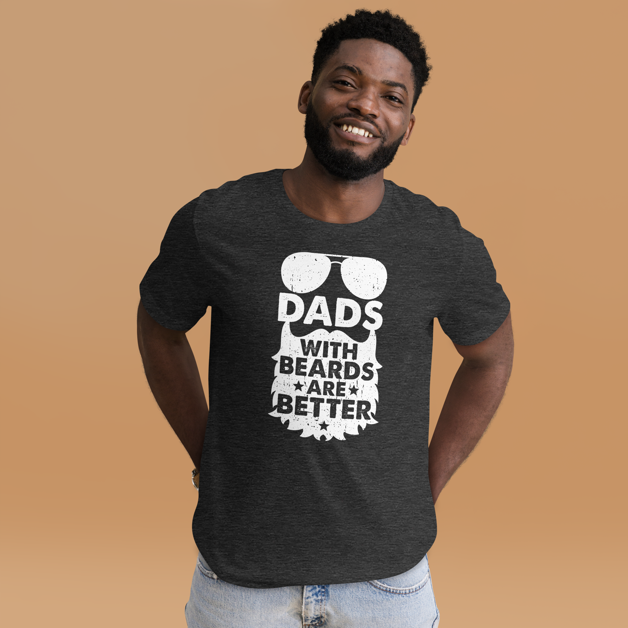 DADS WITH BEARDS men's t-shirt