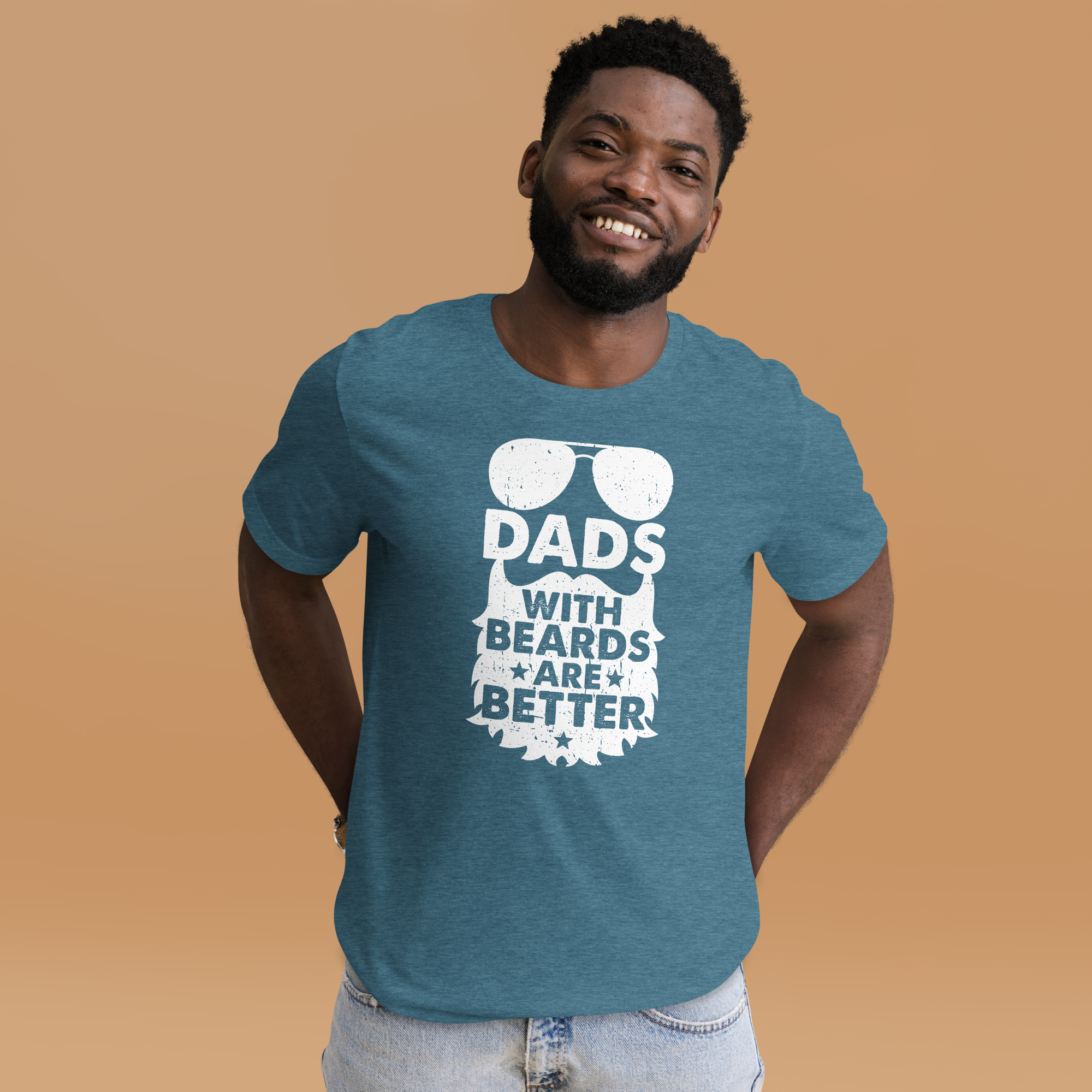 DADS WITH BEARDS men's t-shirt