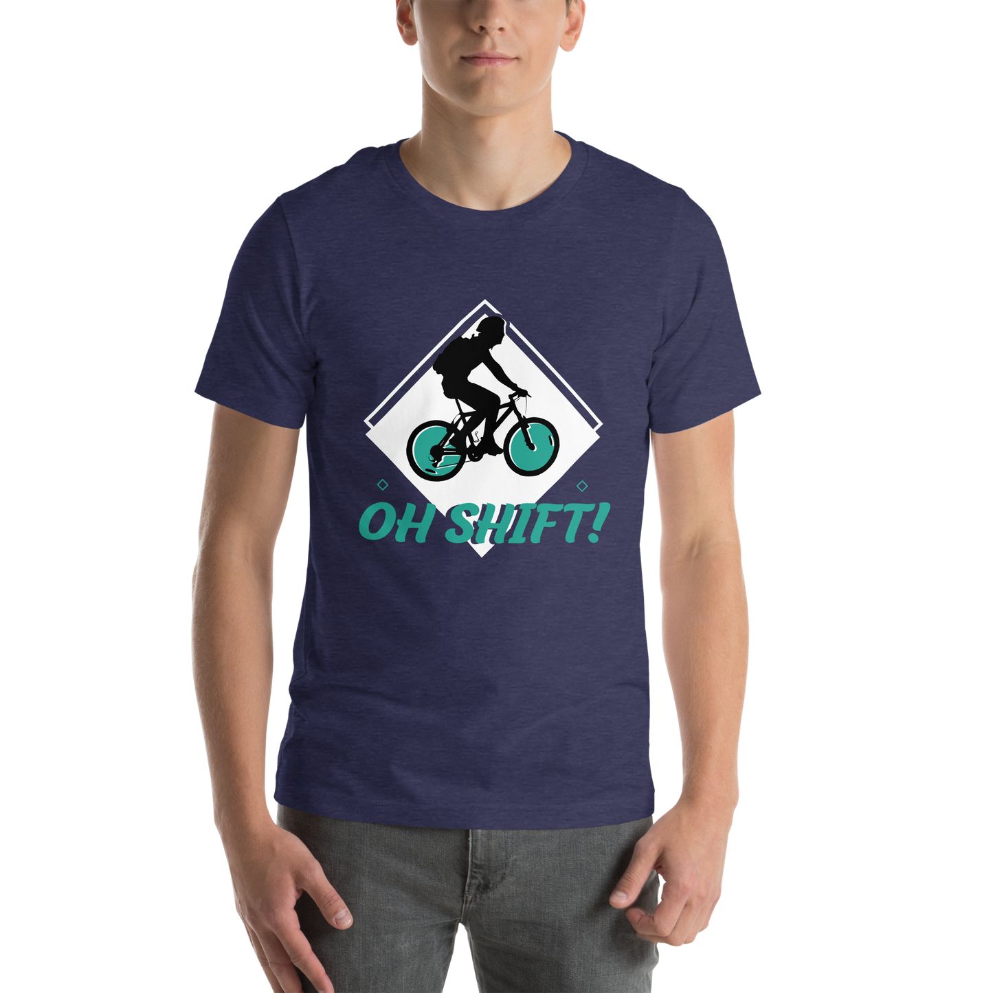 OH SHIFT unisex cycling t-shirt