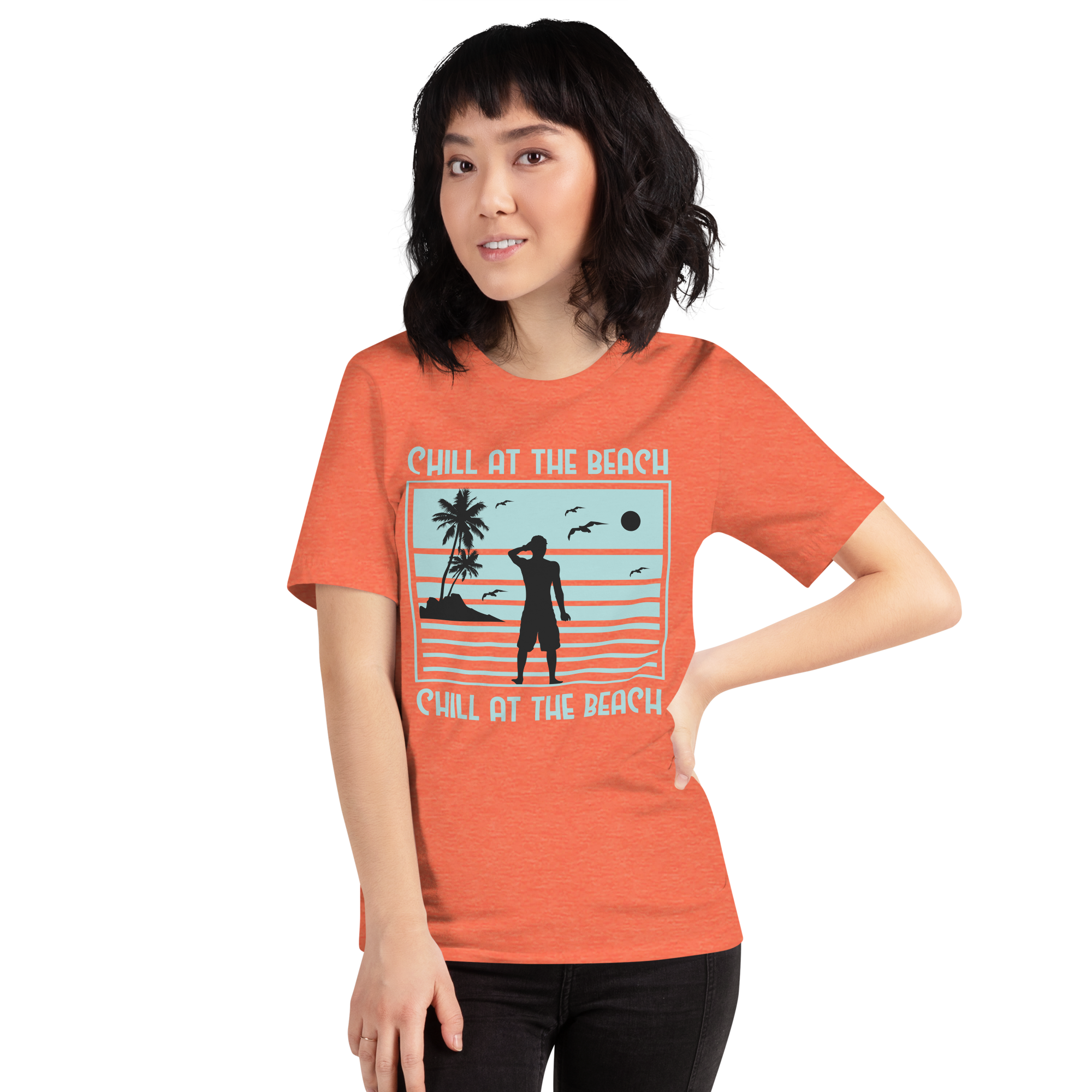 Camiseta unisex CHILL AT THE BEACH