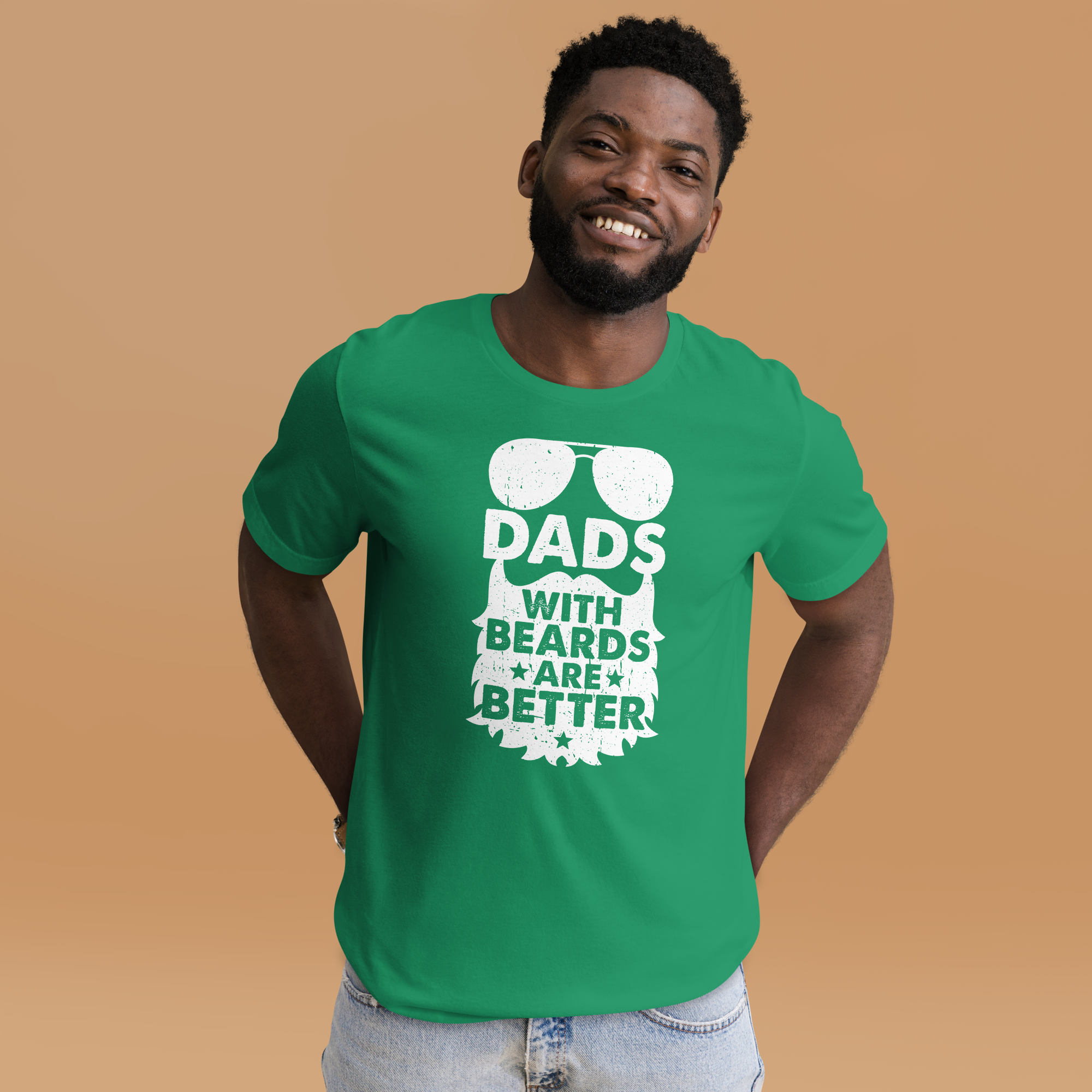 DADS WITH BEARDS men's t-shirt