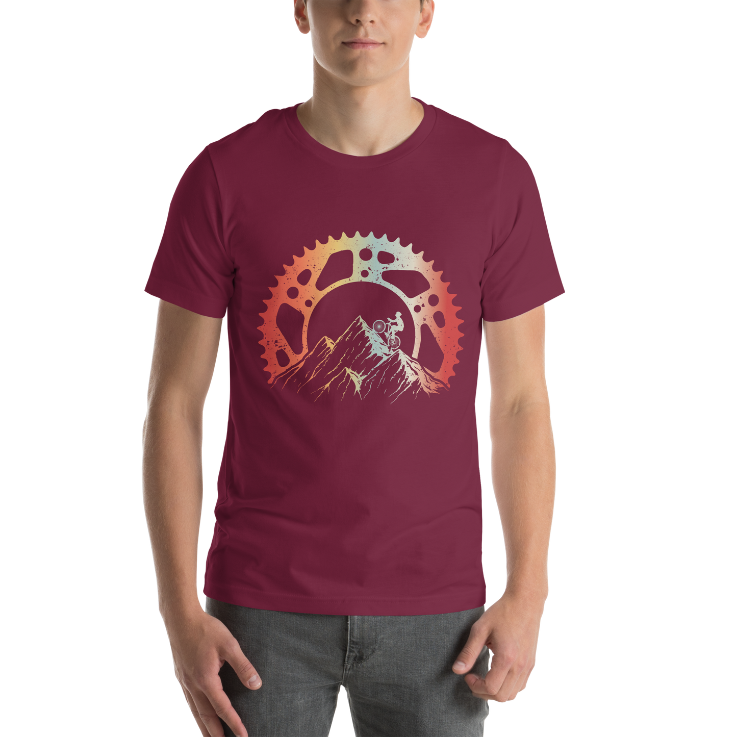 BIKING ADVENTURE unisex cycling t-shirt