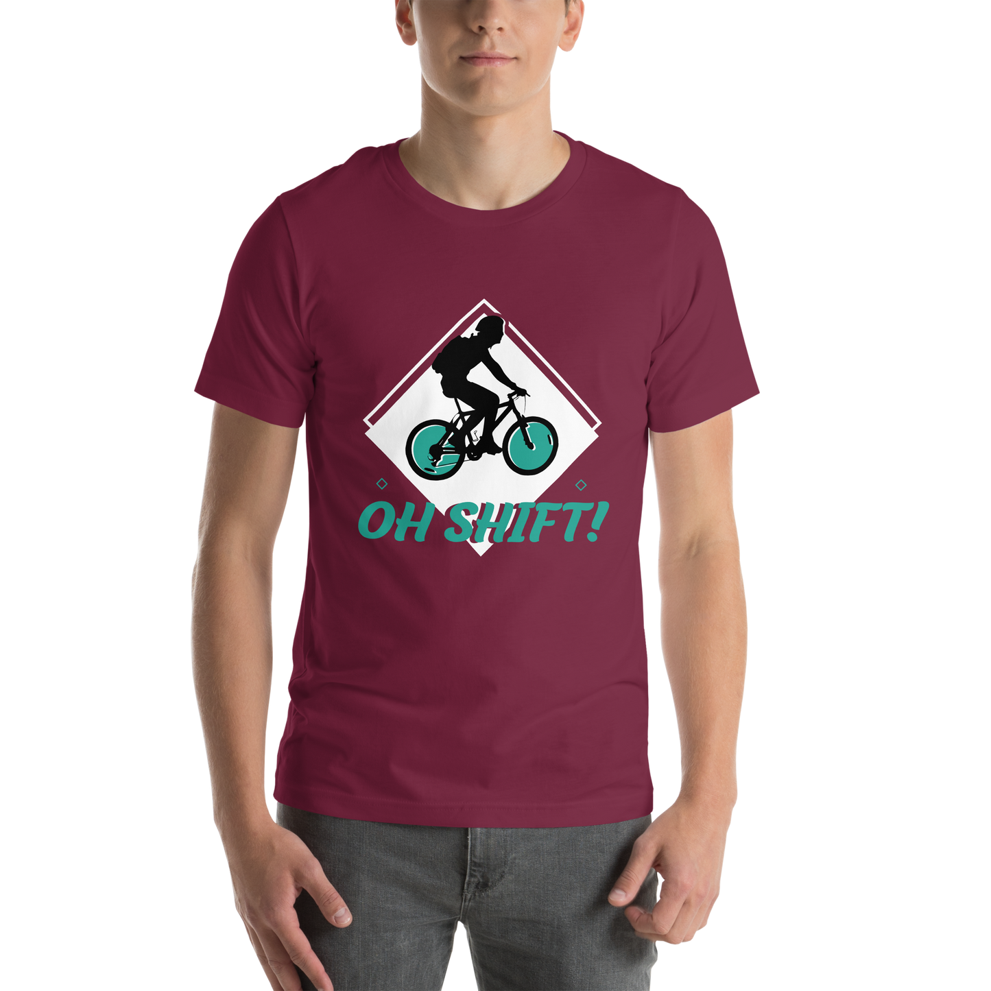 OH SHIFT unisex cycling t-shirt