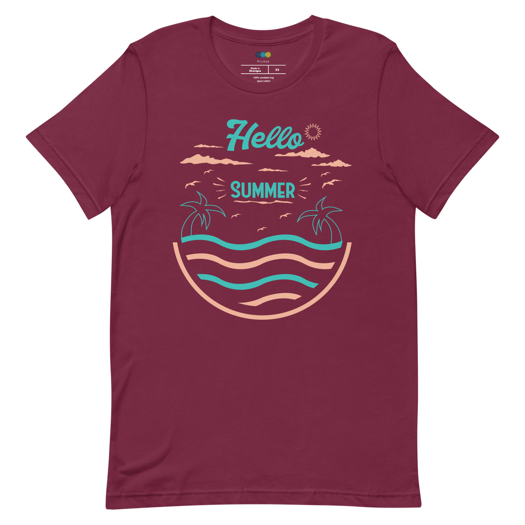 HELLO SUMMER  unisex t-shirt