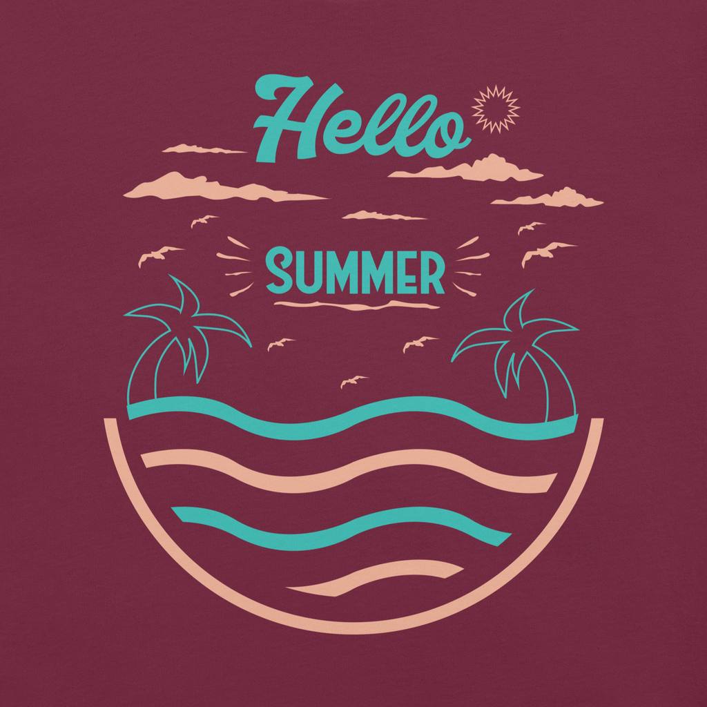 HELLO SUMMER  unisex t-shirt